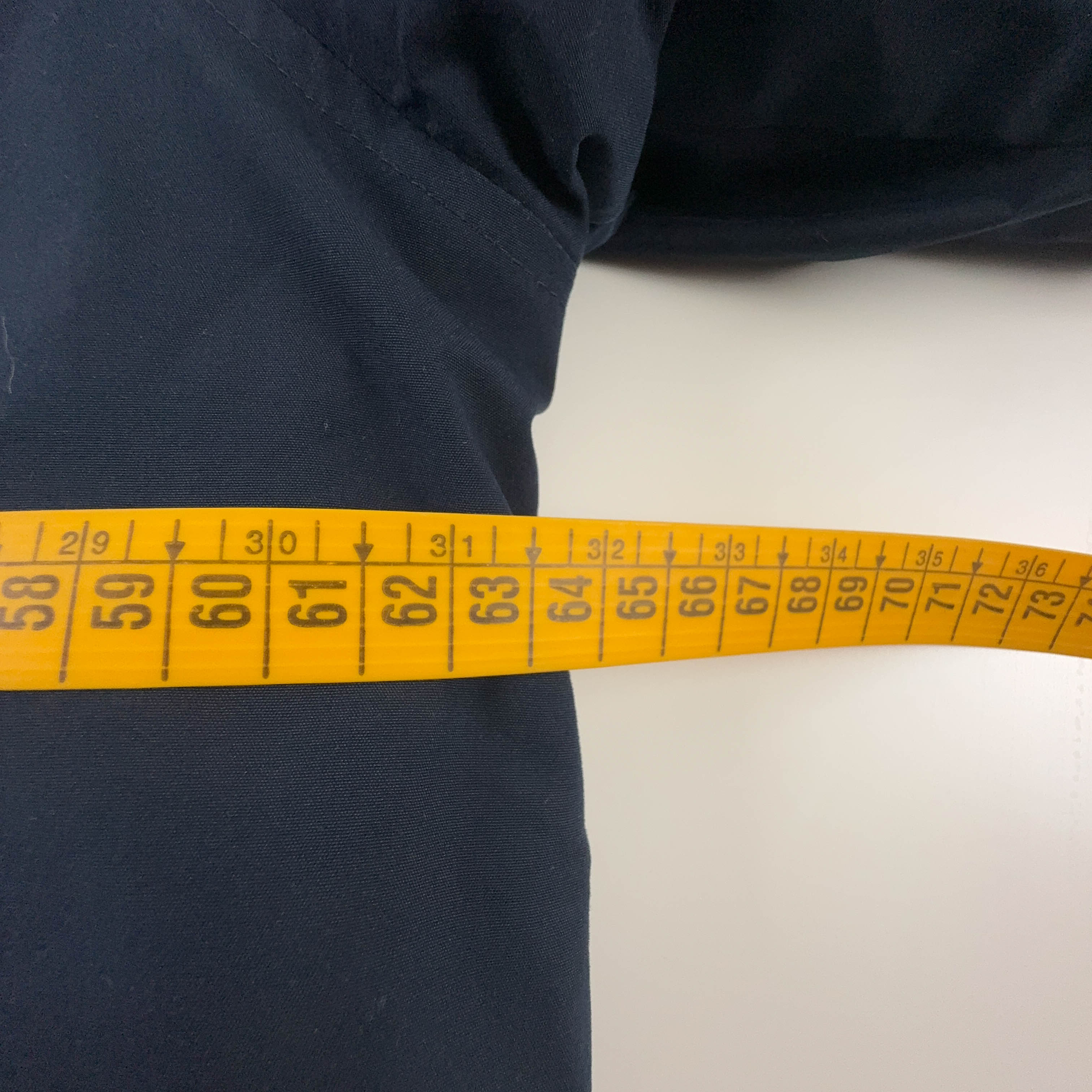 Giacca invernale Nike Vintage blu scuro con zip anni 00 - Taglia XL uomo