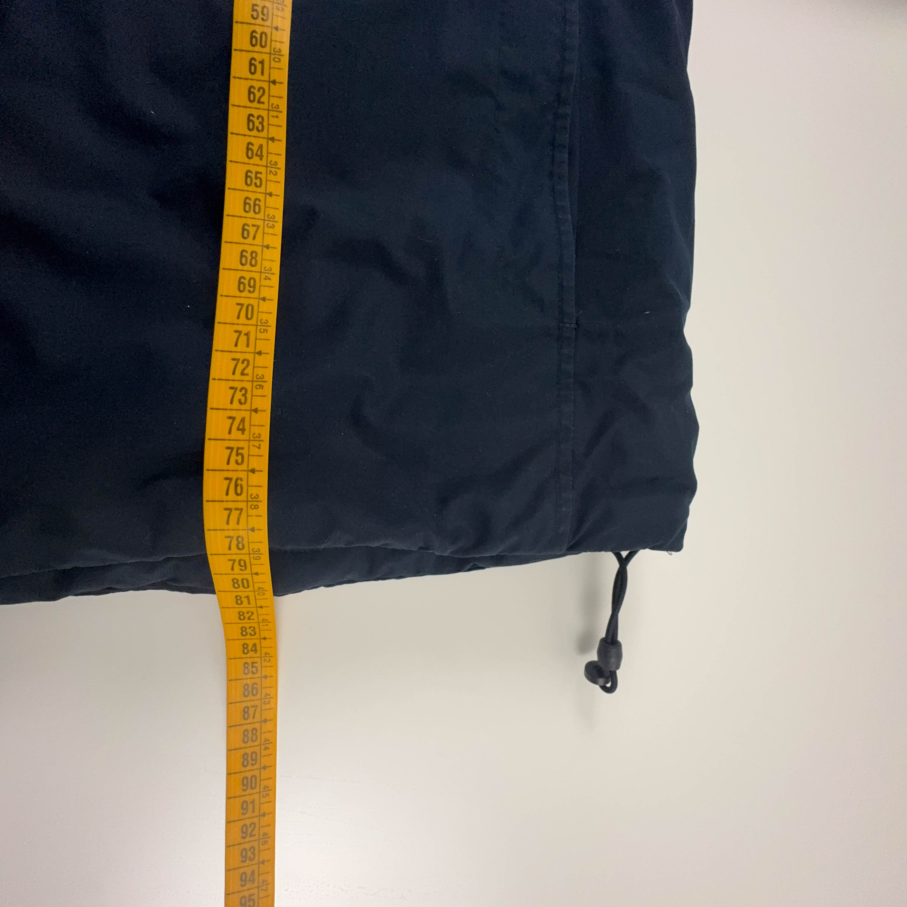 Giacca invernale Nike Vintage blu scuro con zip anni 00 - Taglia XL uomo