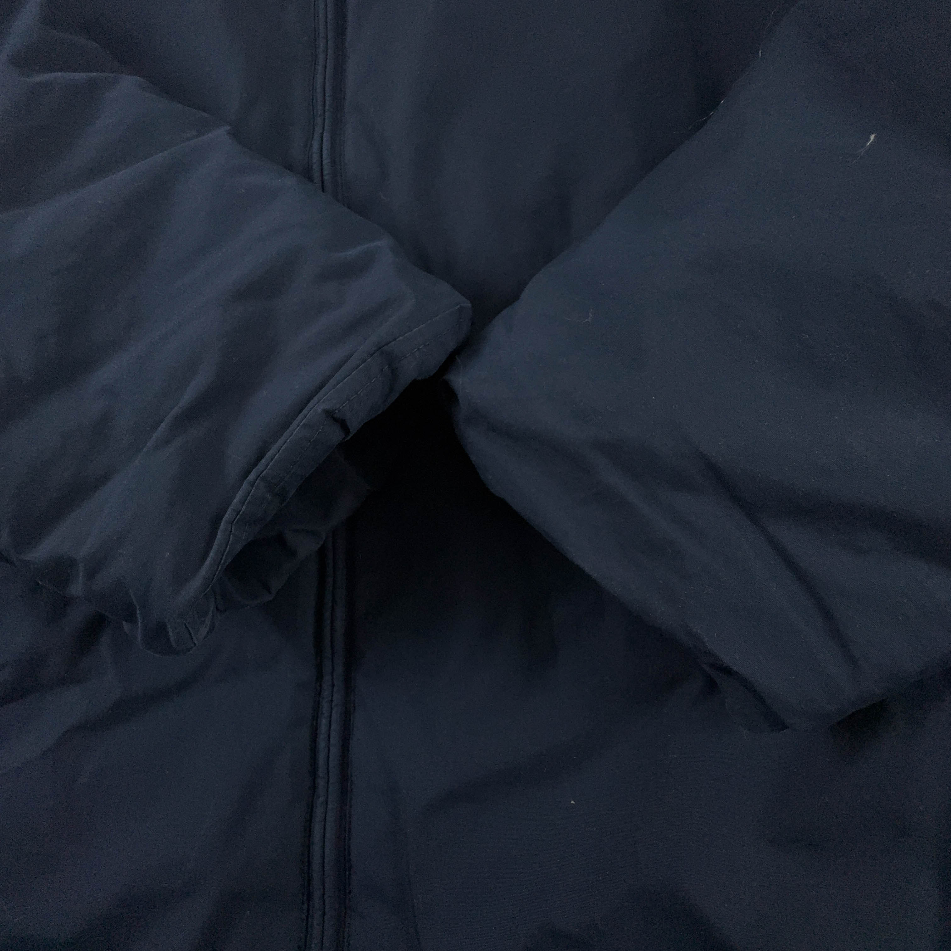 Giacca invernale Nike Vintage blu scuro con zip anni 00 - Taglia XL uomo