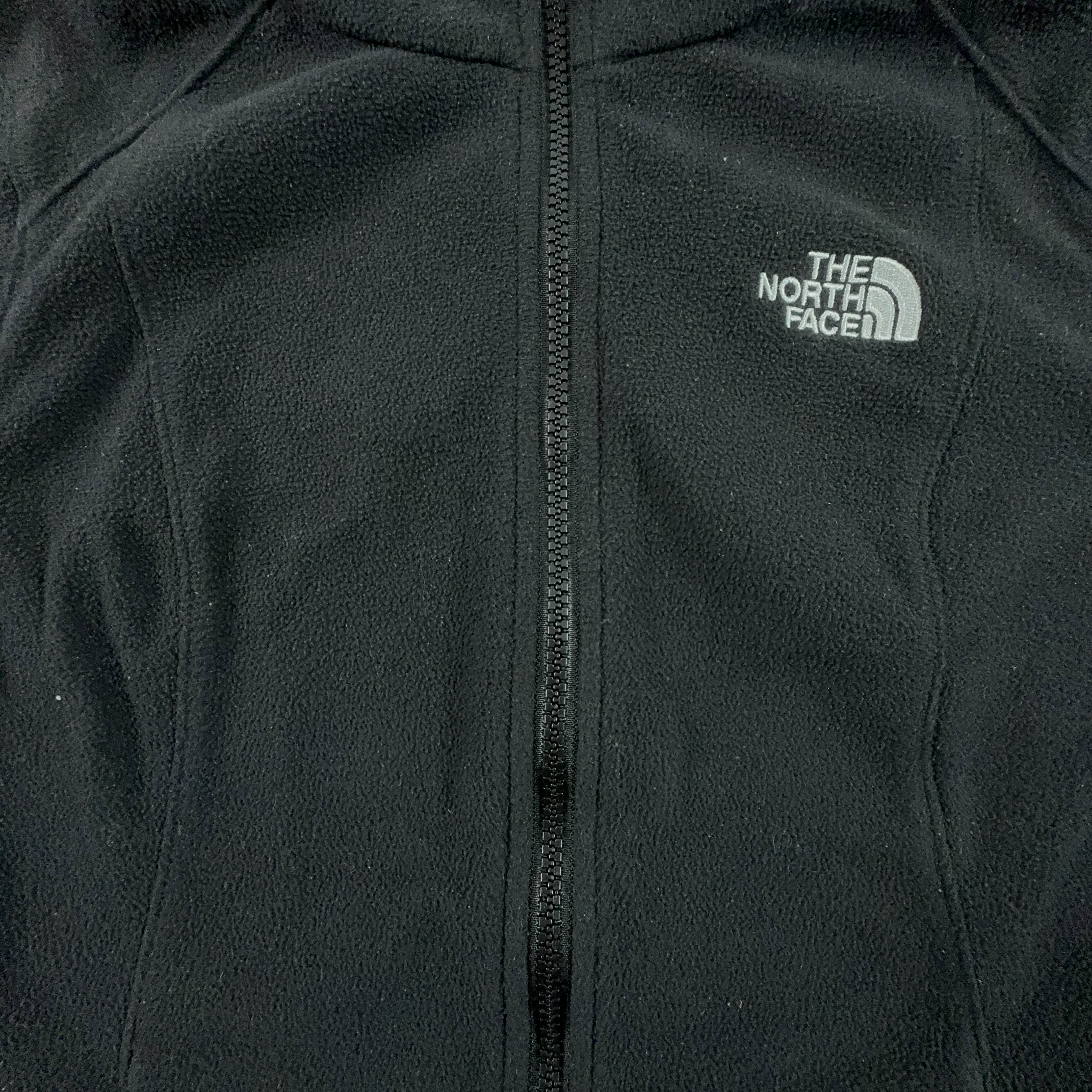 Pile The North Face nero con zip intera - Taglia S donna