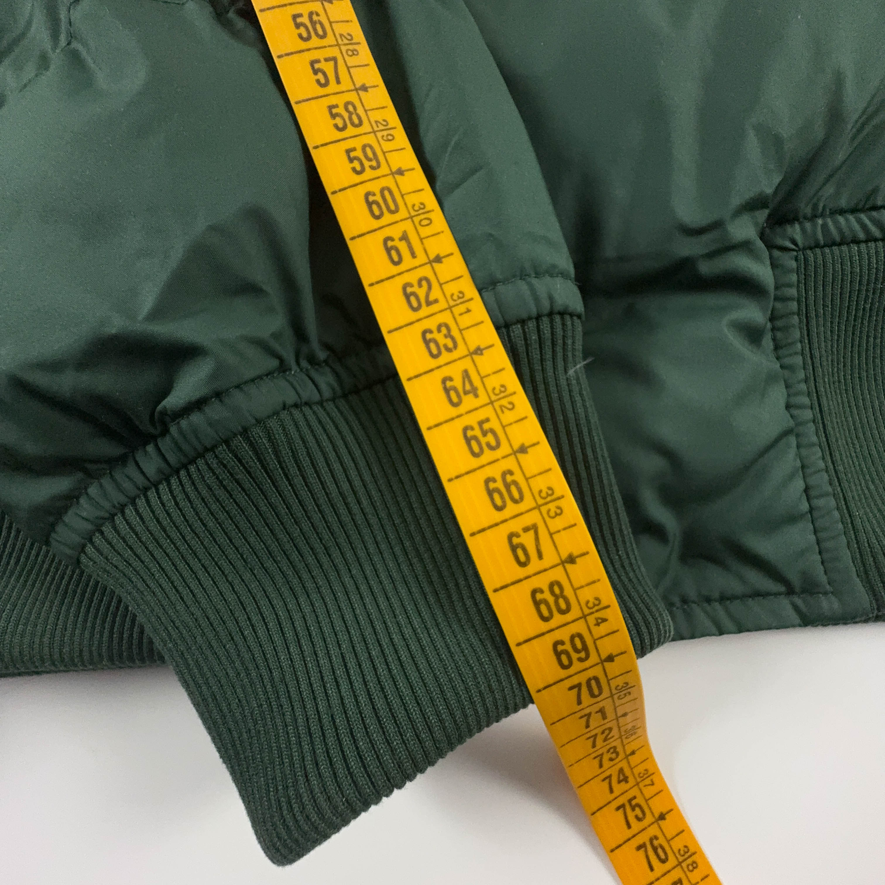 Giubbotto Nike invernale verde scuro con bottoni - Taglia M uomo