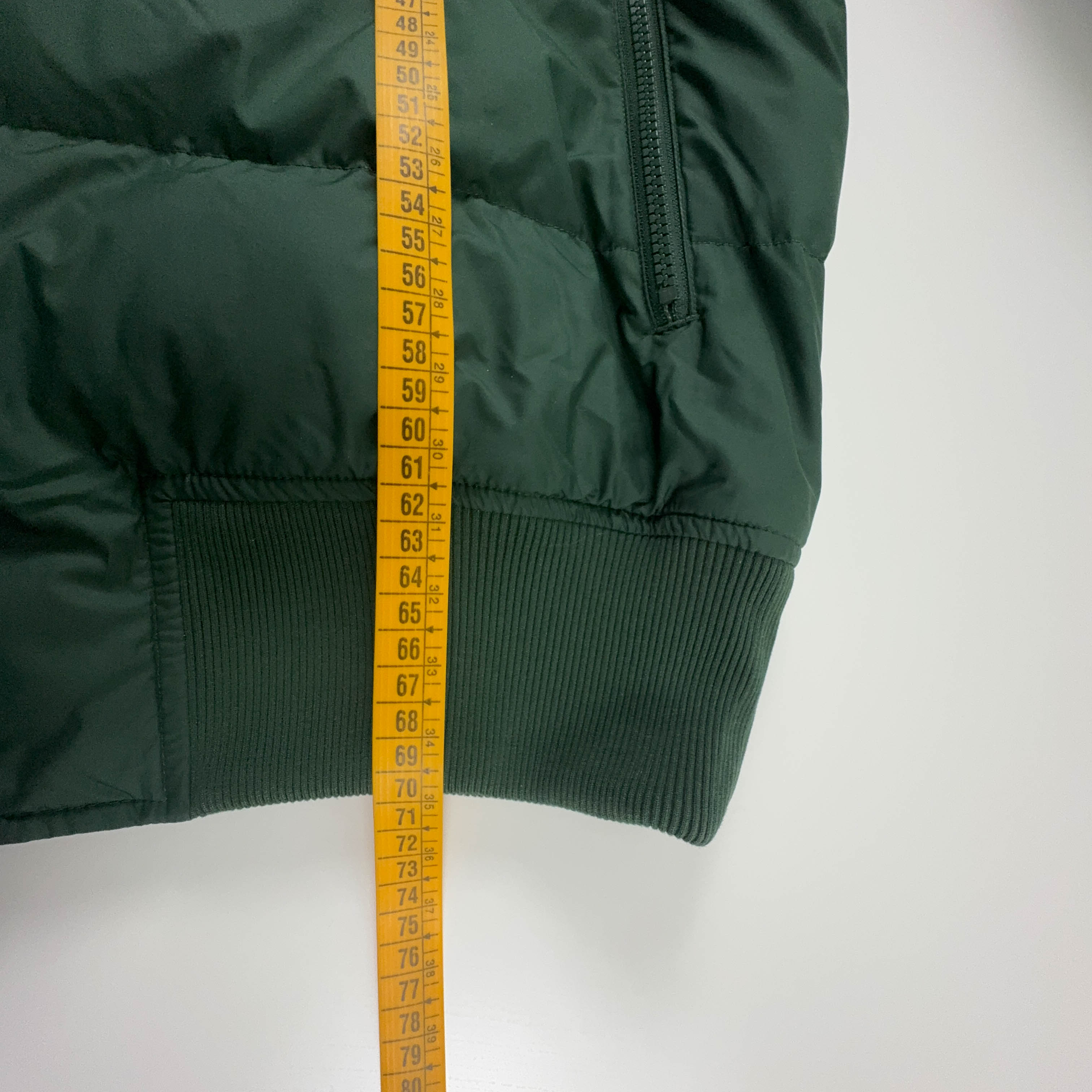 Giubbotto Nike invernale verde scuro con bottoni - Taglia M uomo