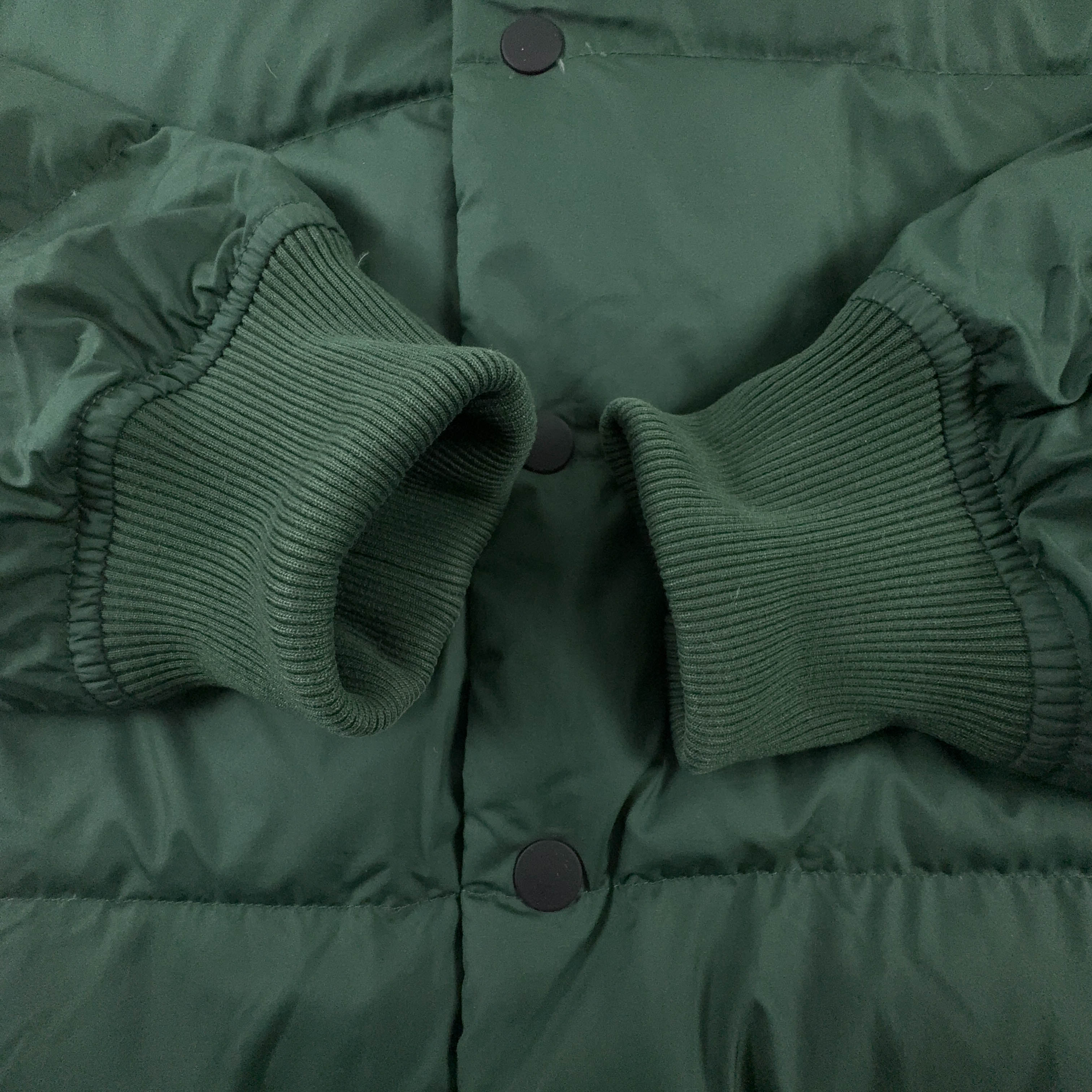 Giubbotto Nike invernale verde scuro con bottoni - Taglia M uomo