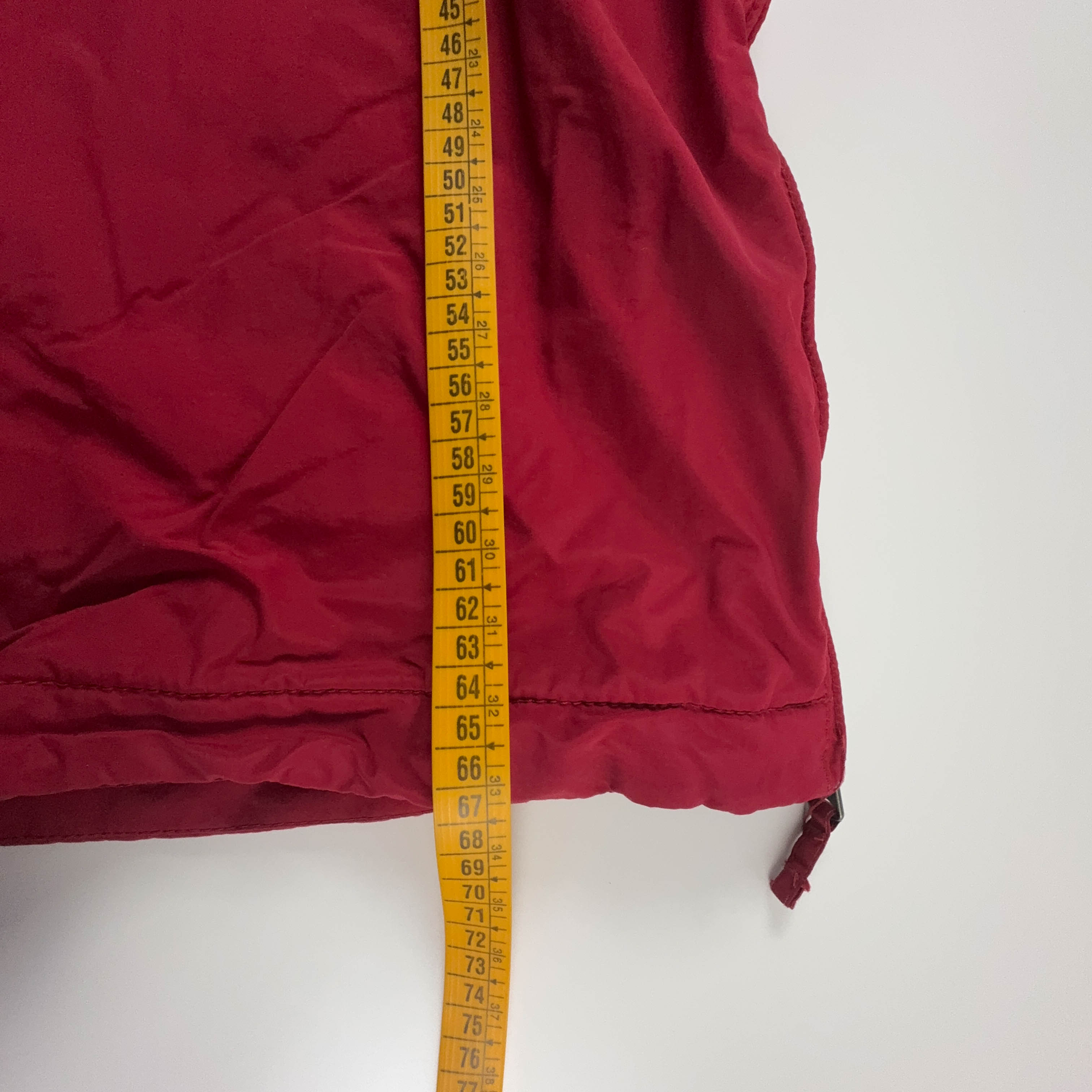 Giubbotto invernale Napapijri rosso con cappuccio e tasca frontale - Taglia XS uomo