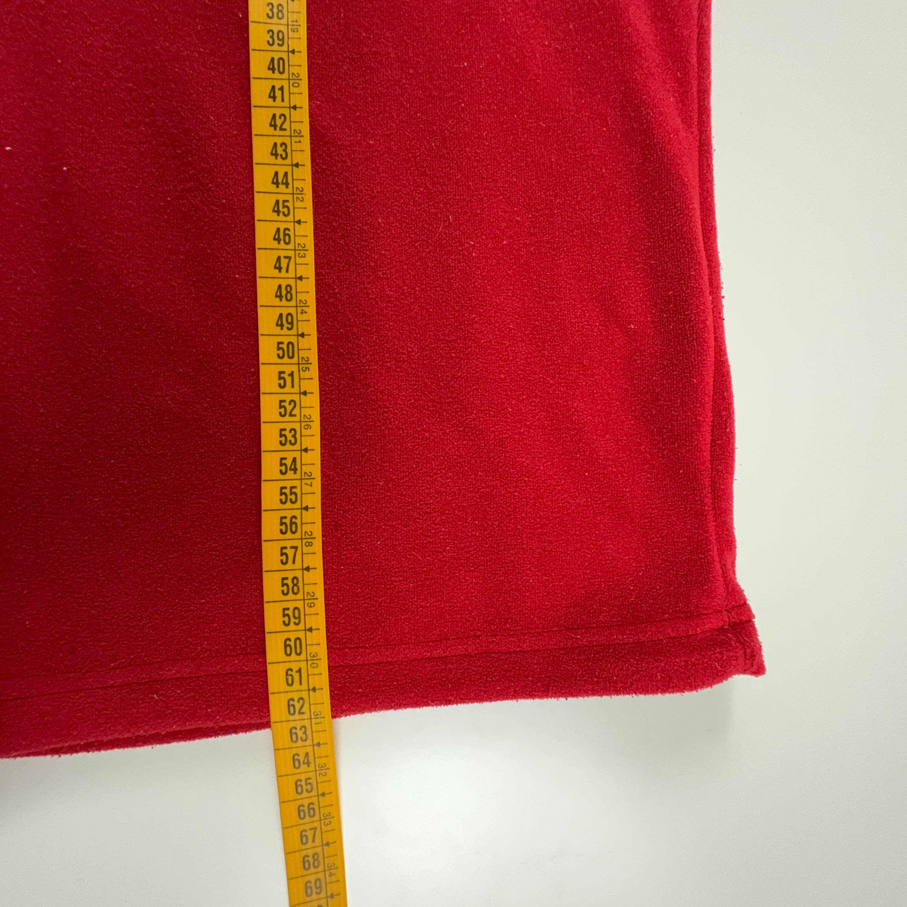 Pile Napapijri Vintage rosso quarter zip con ricamo - Taglia S/M uomo