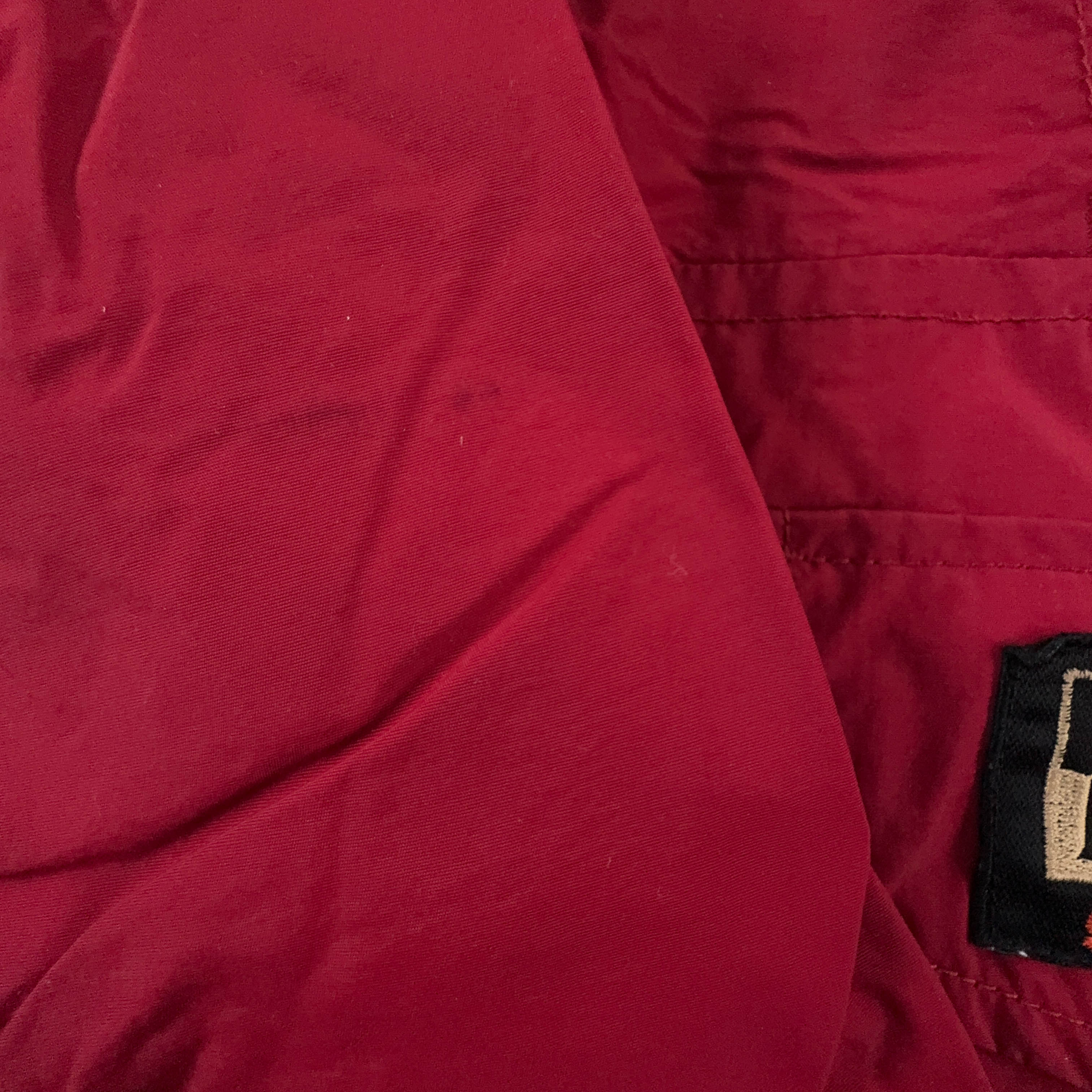 Giubbotto invernale Napapijri rosso con cappuccio e tasca frontale - Taglia XS uomo