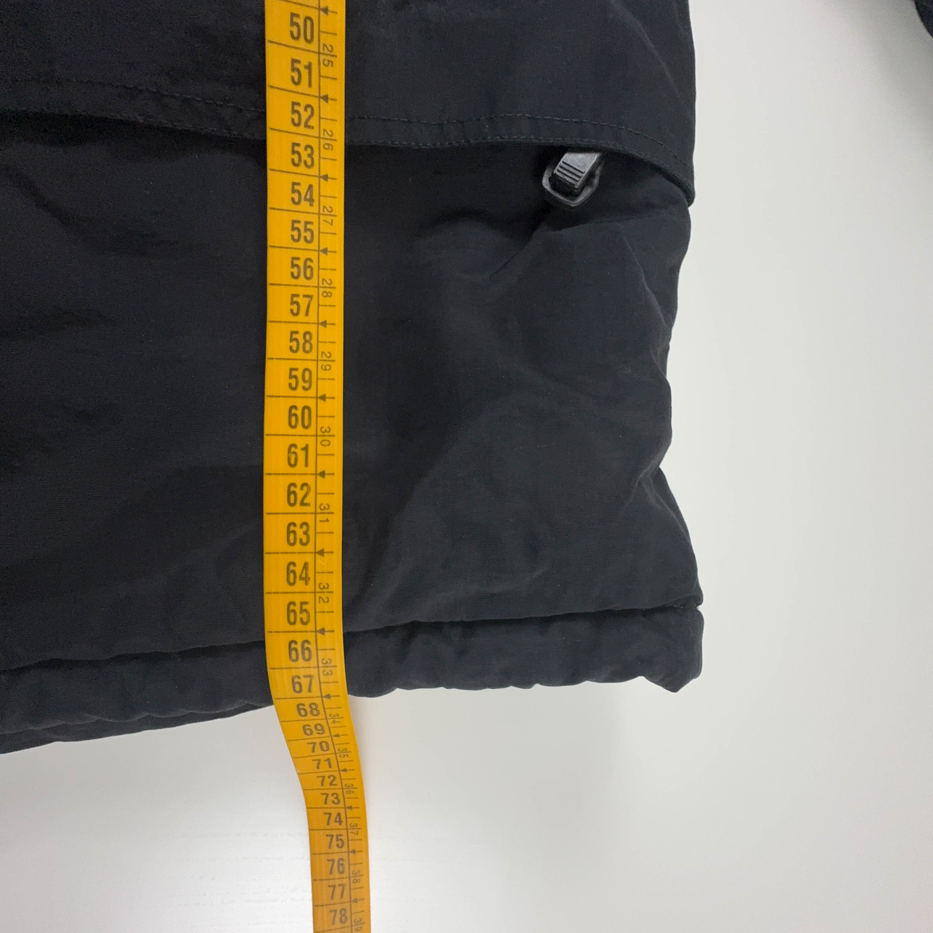 Giacca invernale Colmar Vintage blu e nera con bottoni e cappuccio anni 90 - Taglia I44 uomo