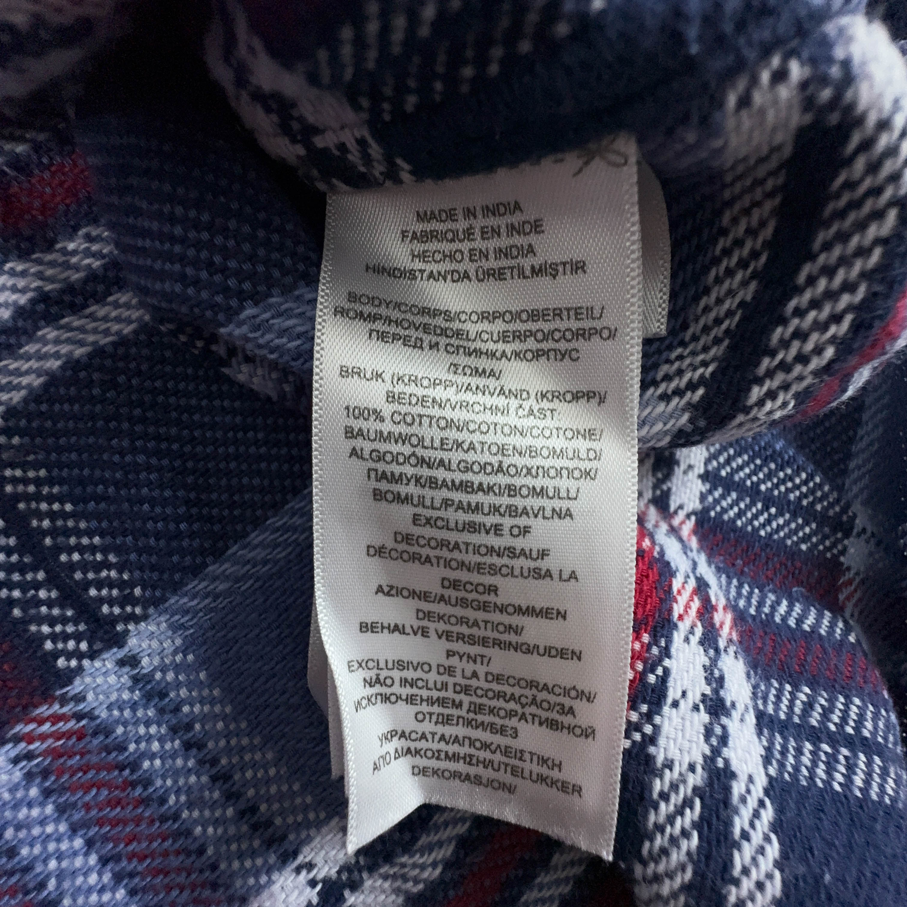 Camicia Ralph Lauren a quadri blu e rossa - Taglia XL uomo