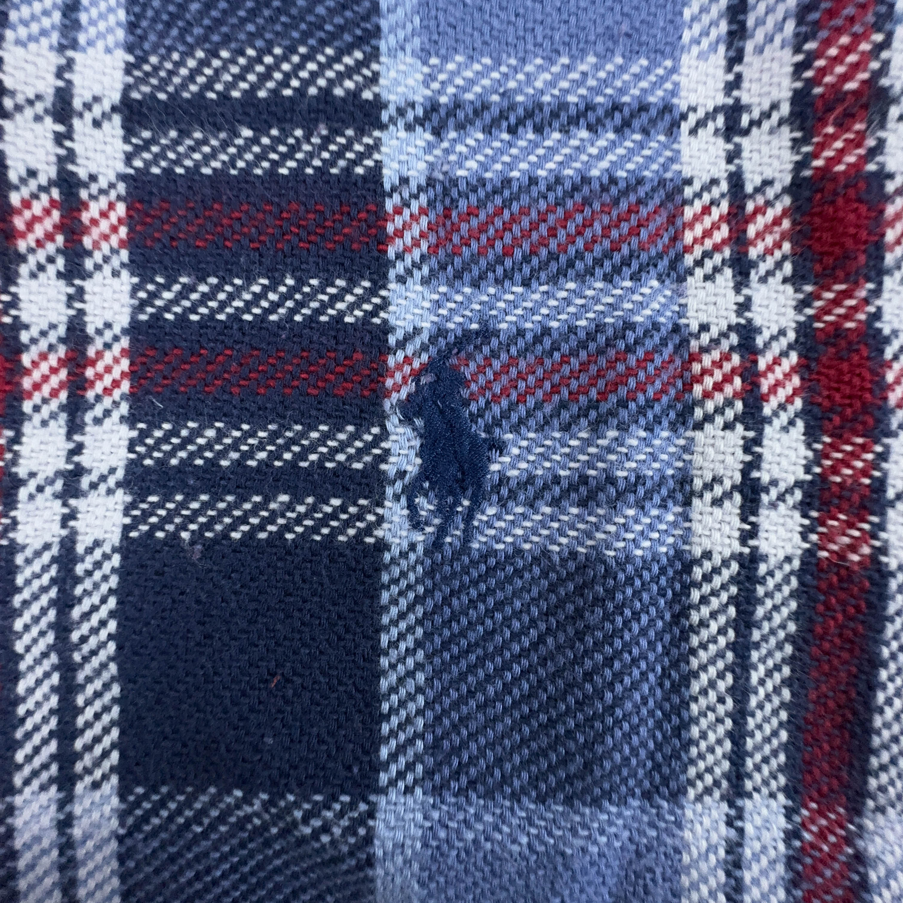 Camicia Ralph Lauren a quadri blu e rossa - Taglia XL uomo
