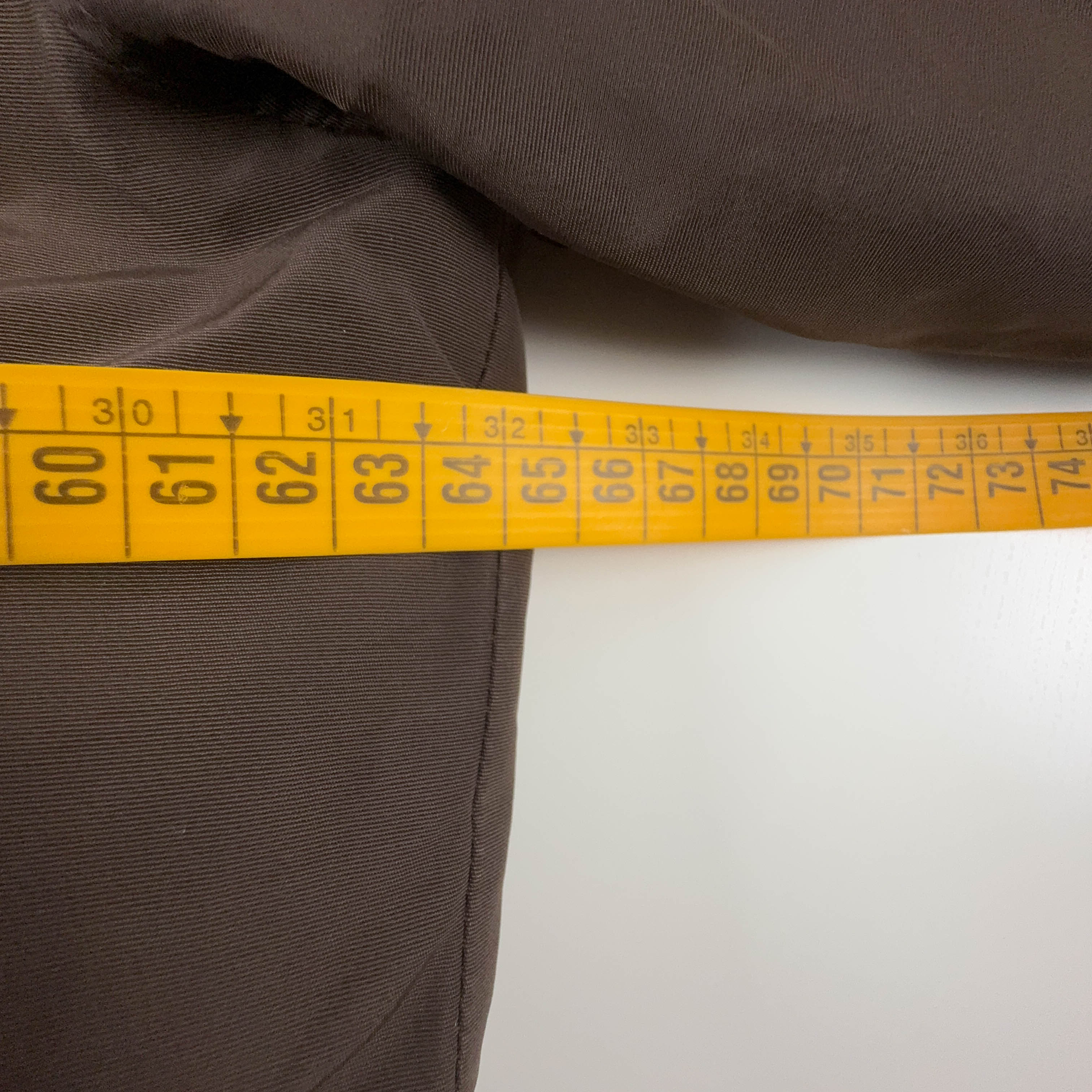 Giubbotto invernale Woolrich marrone con cappuccio e zip - Taglia L uomo