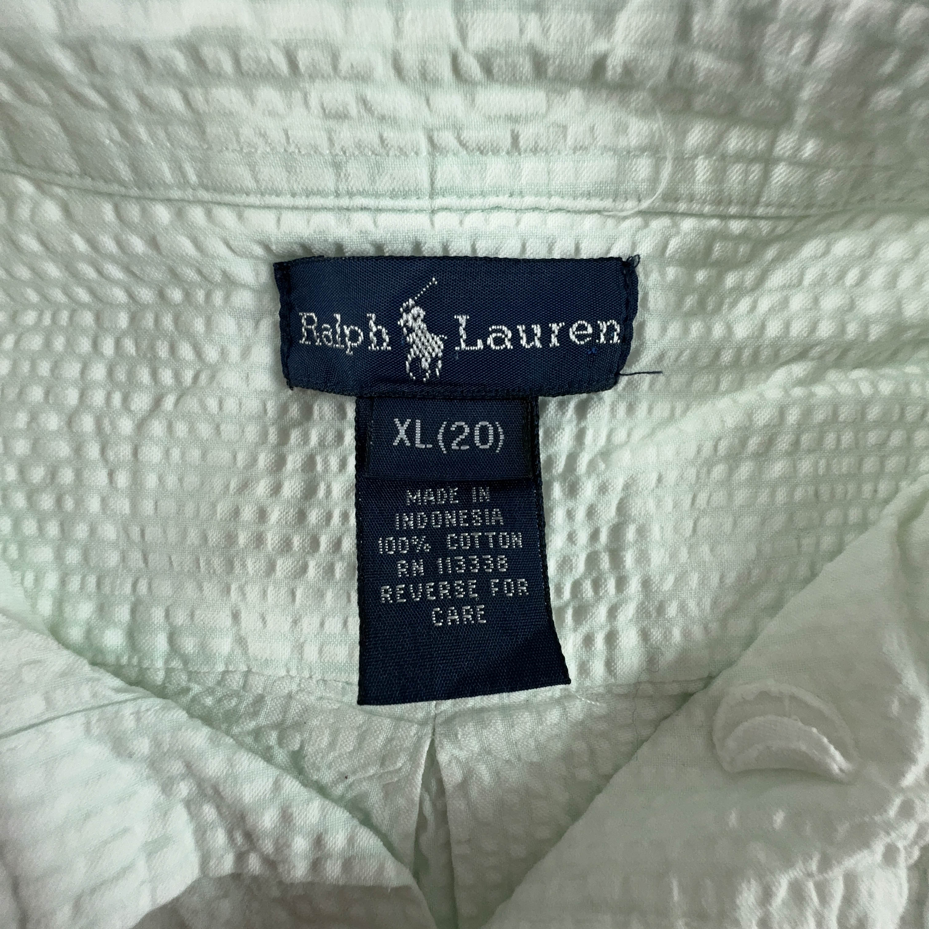 Camicia Ralph Lauren verde chiaro - Taglia M/L uomo