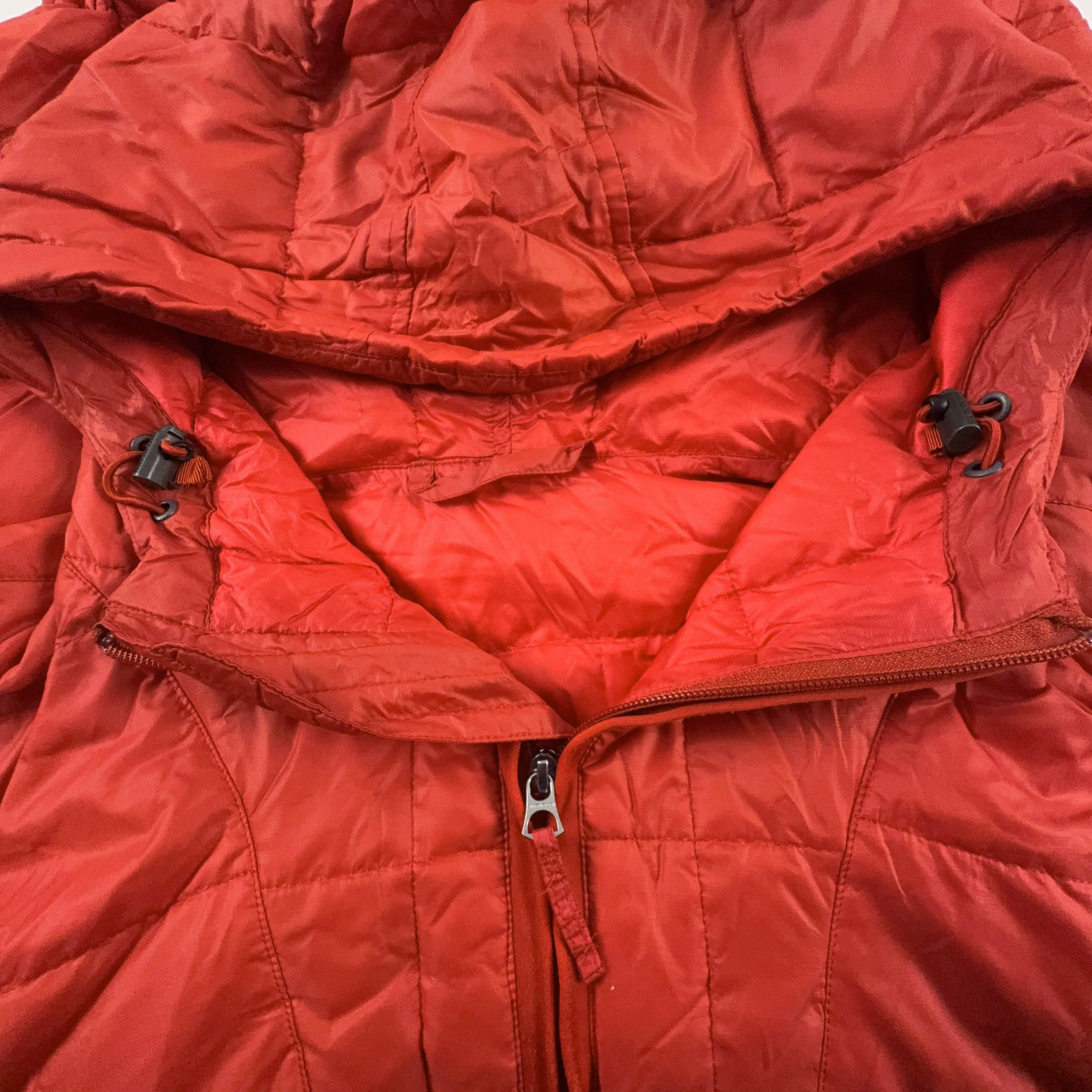 Giubbotto Napapijri arancione con tasca frontale e cappuccio - Taglia L uomo