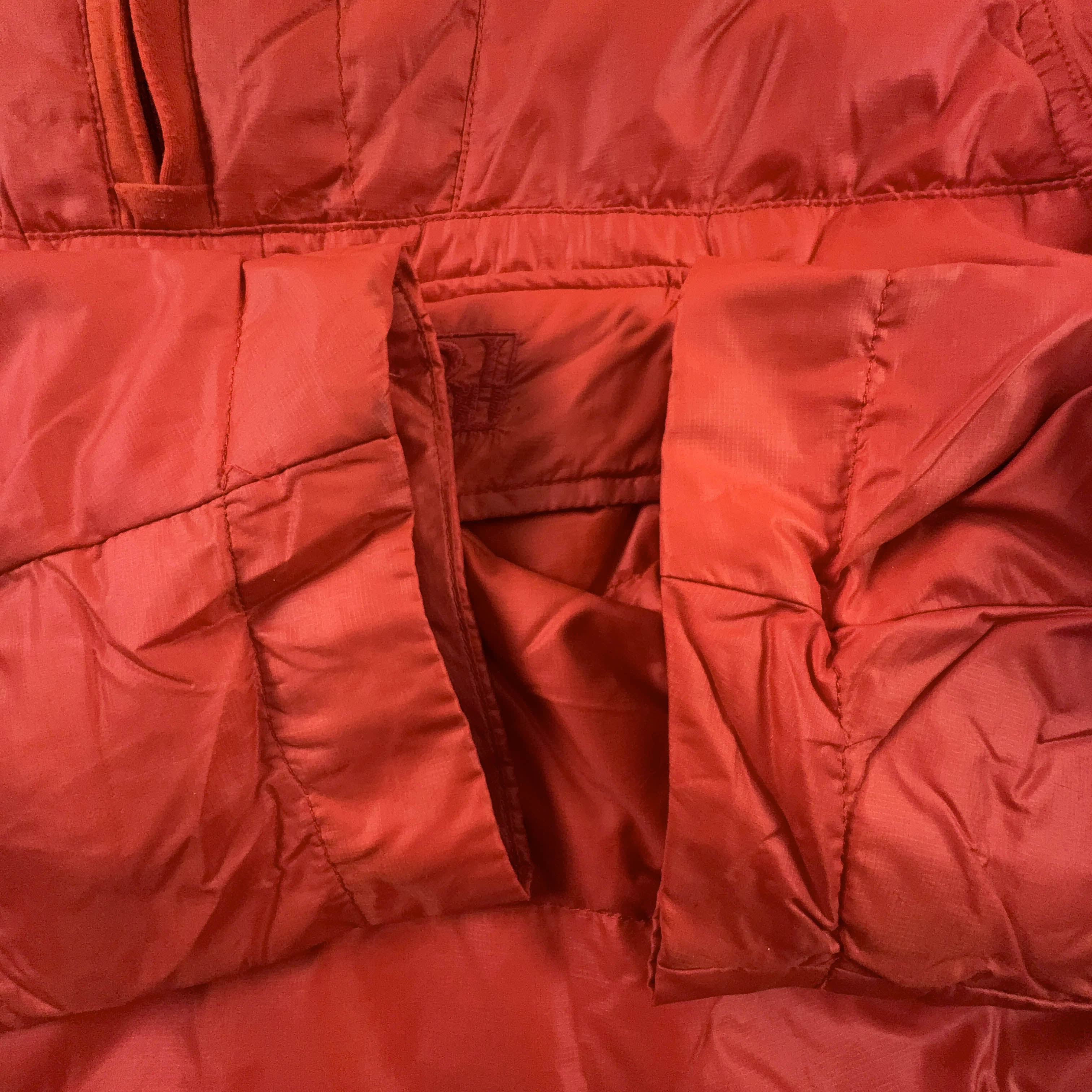 Giubbotto Napapijri arancione con tasca frontale e cappuccio - Taglia L uomo