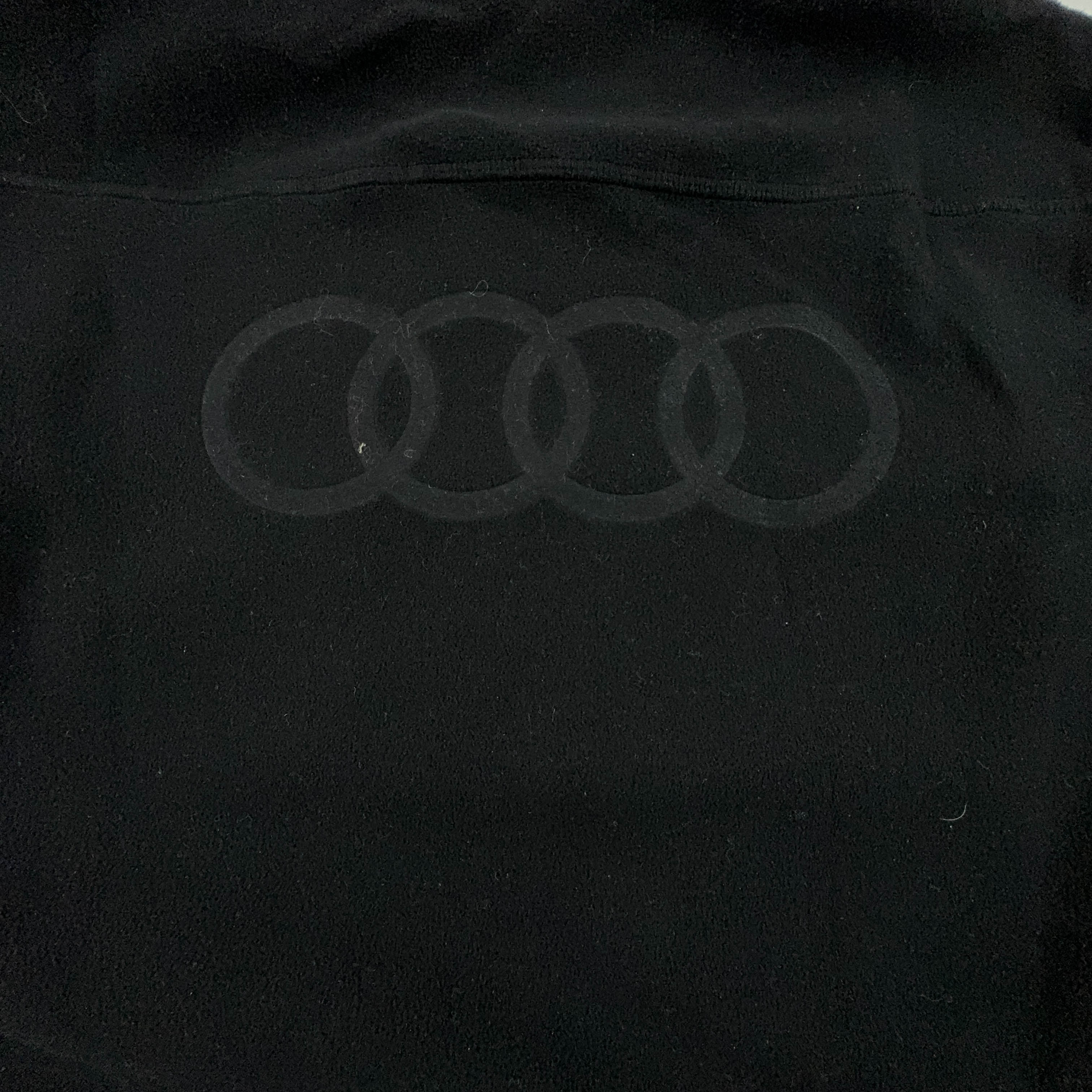 Pile Audi S Line nero con zip intera e logo sul retro - Taglia L uomo