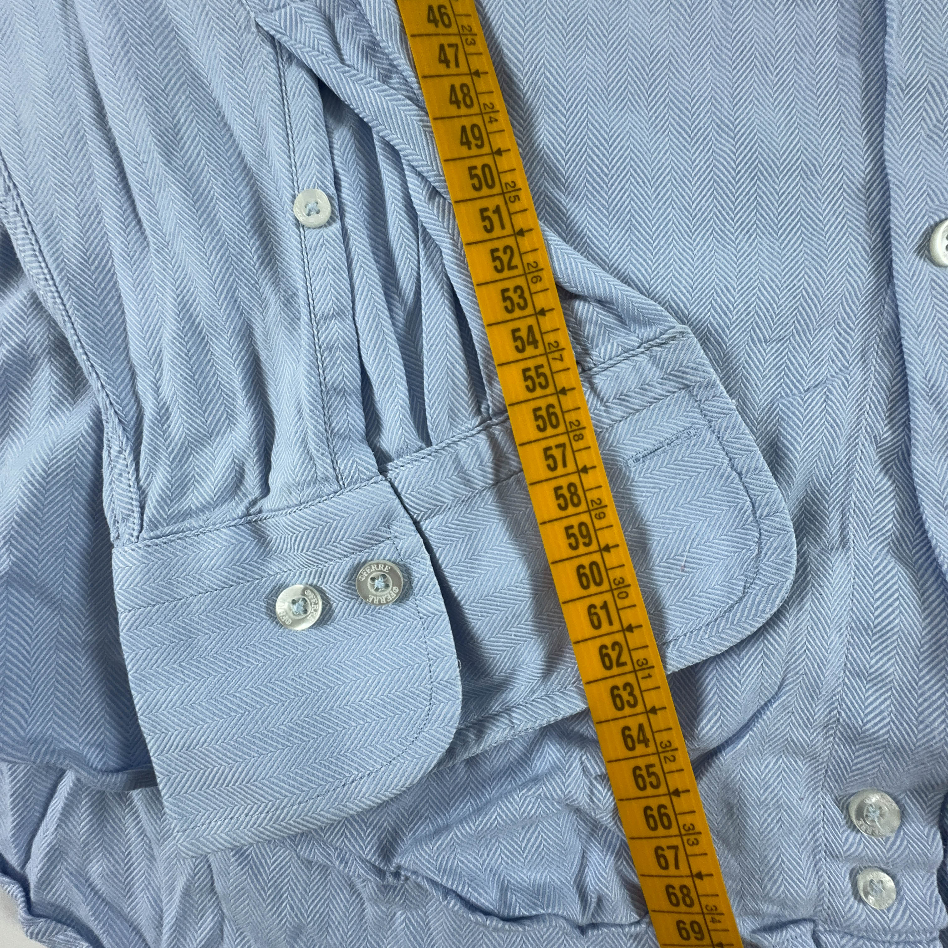 Camicia Gianfranco Ferrè azzurra tinta unita - Taglia 40 uomo