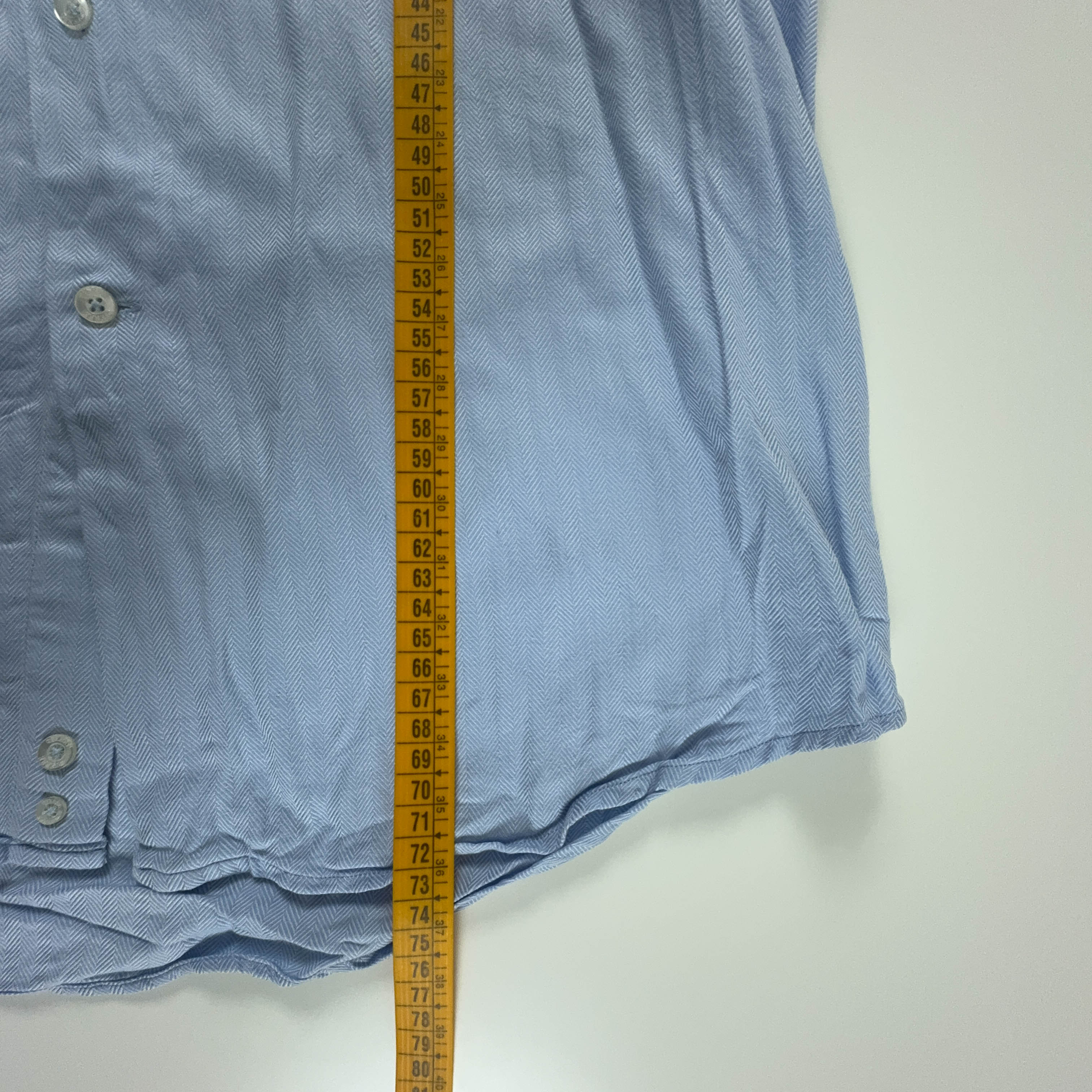 Camicia Gianfranco Ferrè azzurra tinta unita - Taglia 40 uomo