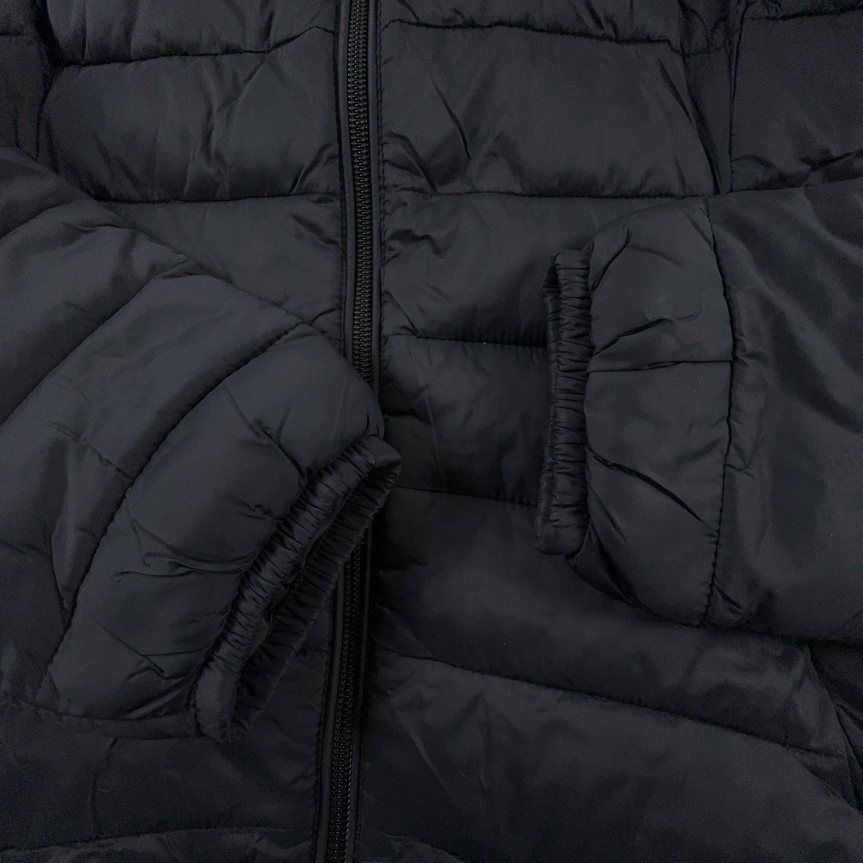 Giubbotto leggero Napapijri nero con zip e cappuccio - Taglia S donna