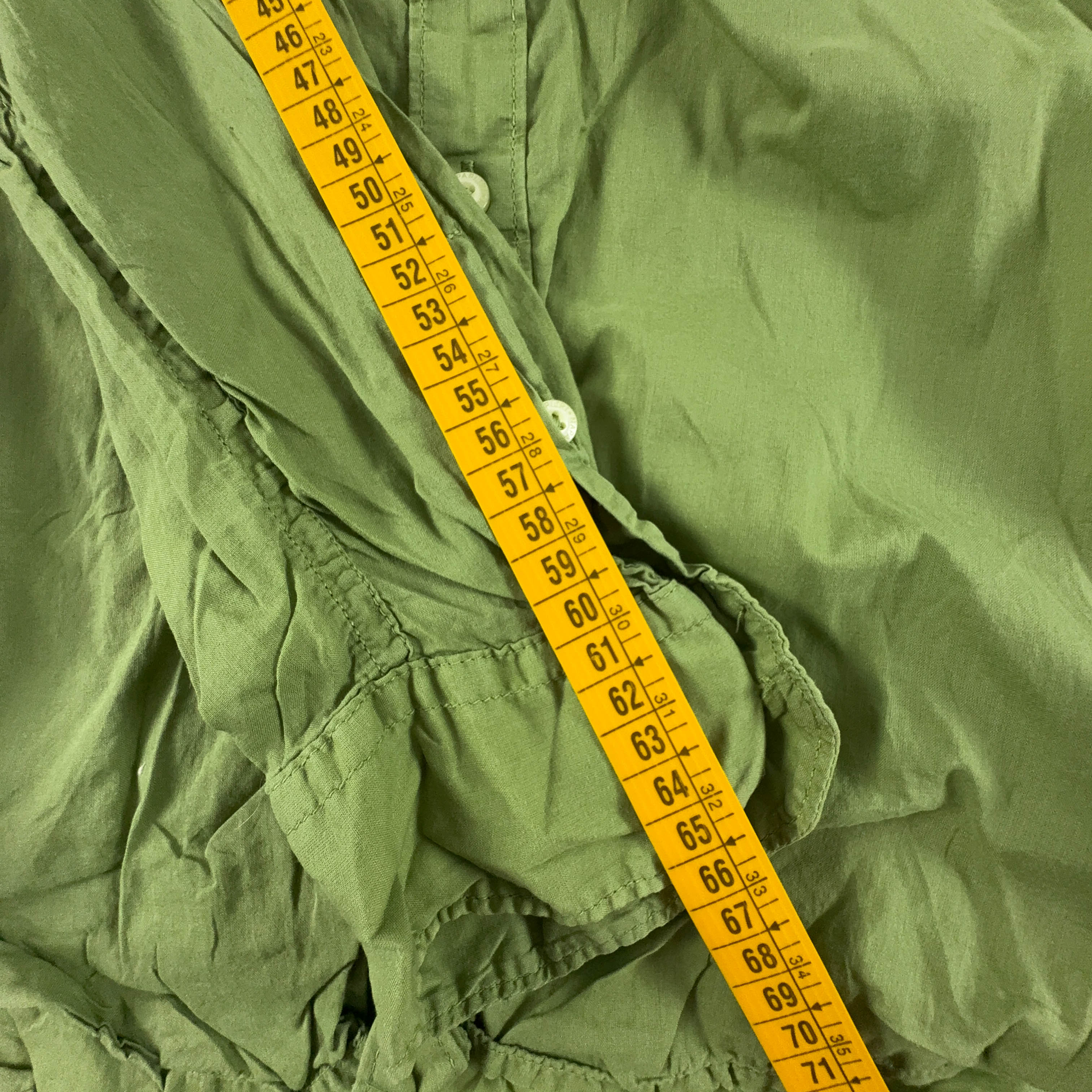 Camicia Napapijri verde slim fit tinta unita - Taglia L/XL uomo