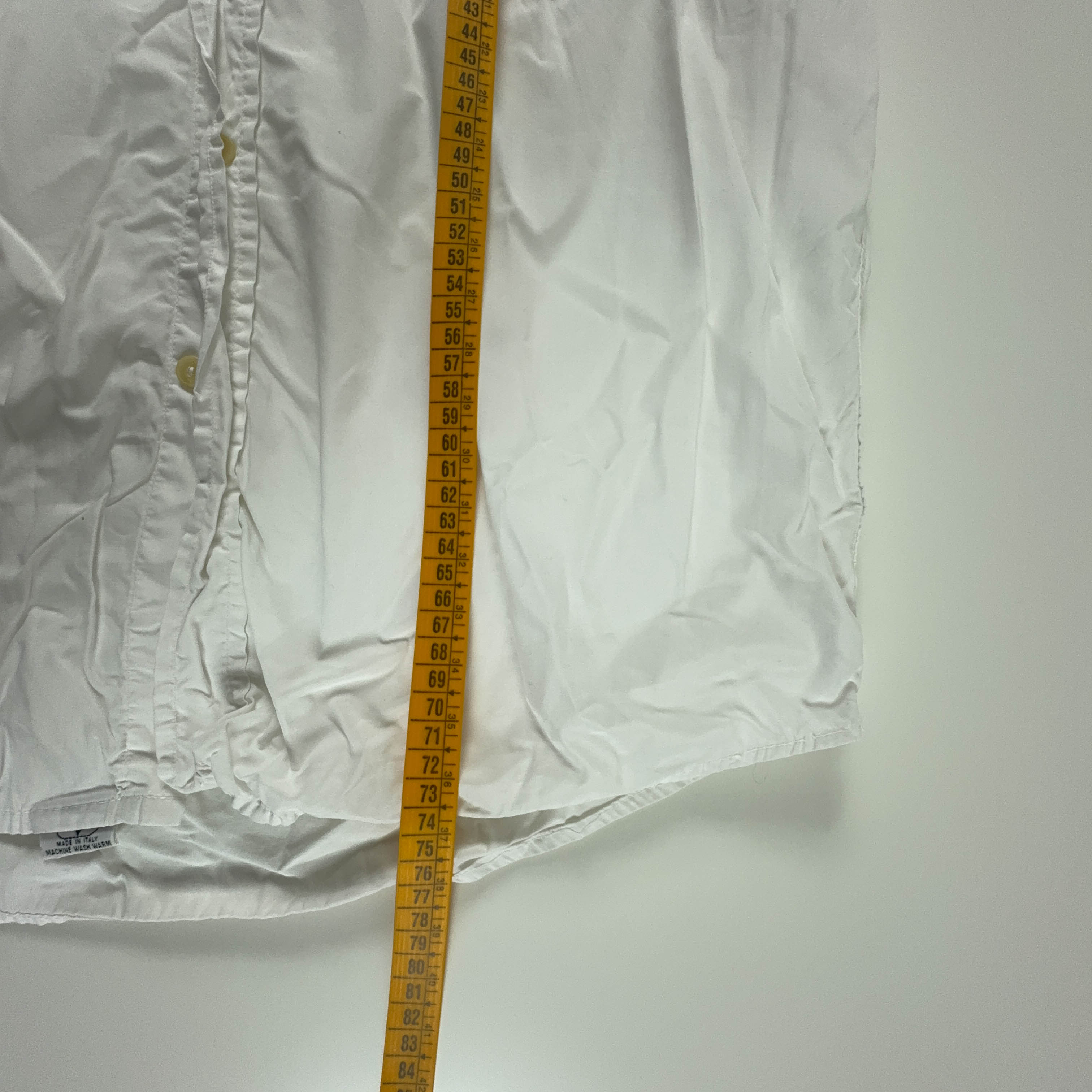 Camicia Valentino Vintage bianca tinta unita - Taglia 42 uomo