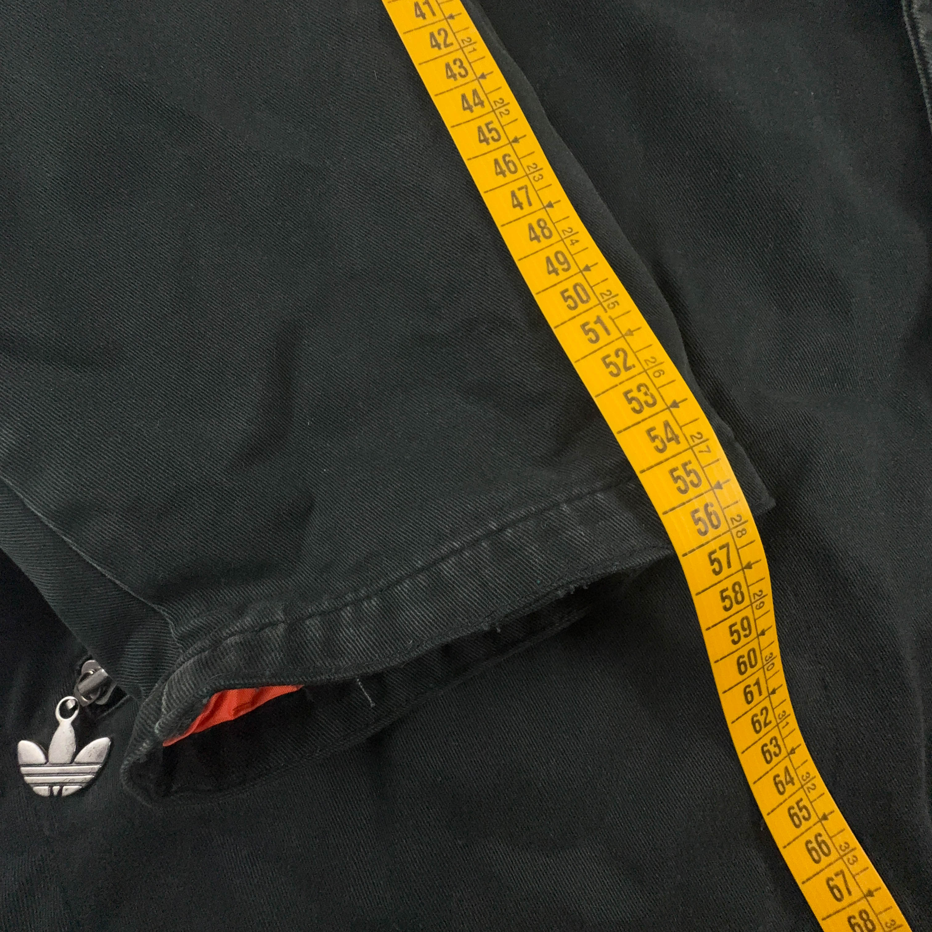 Giacca invernale Adidas Vintage nera foderata con zip e cappuccio anni 90 - Taglia XL/XXL uomo