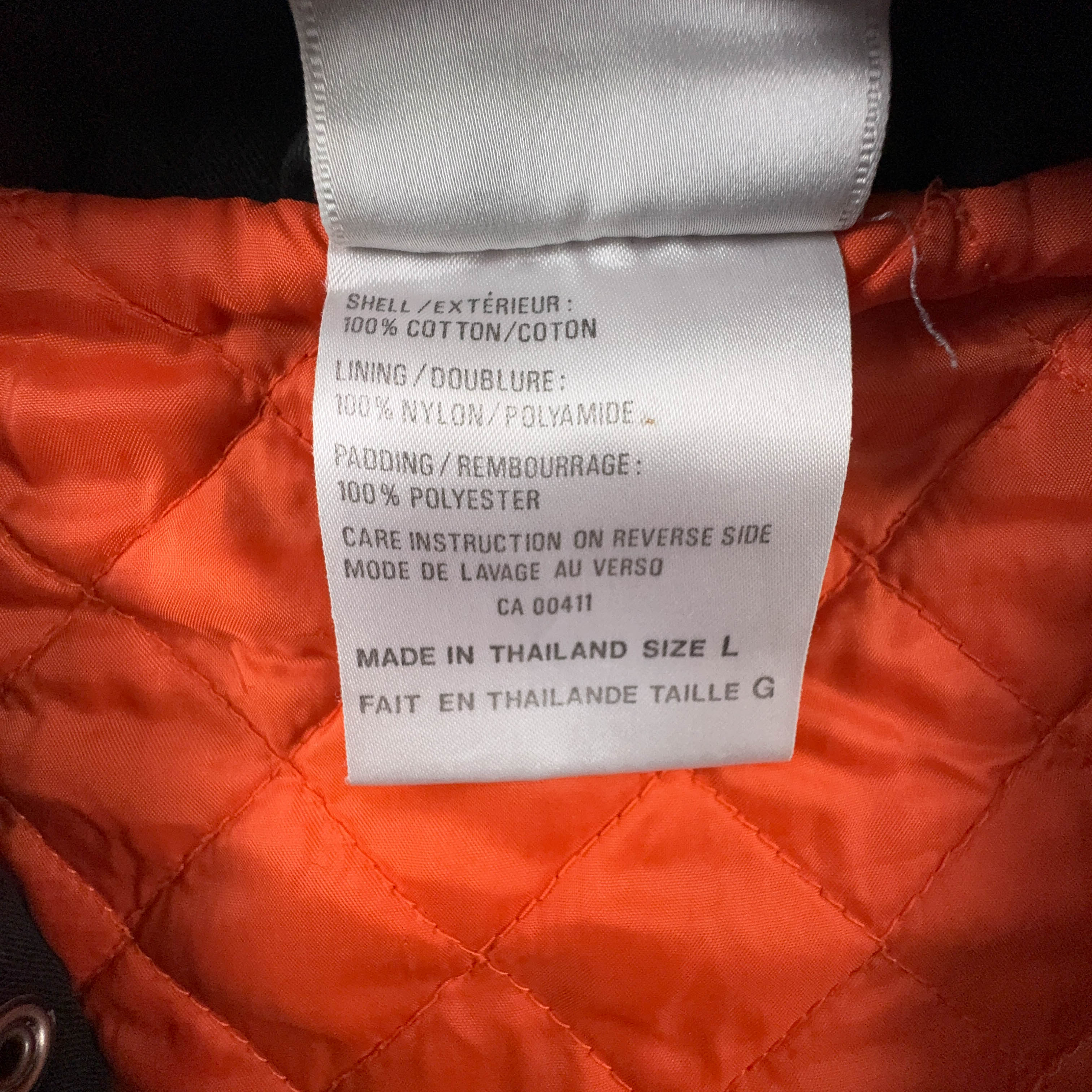 Giacca invernale Adidas Vintage nera foderata con zip e cappuccio anni 90 - Taglia XL/XXL uomo