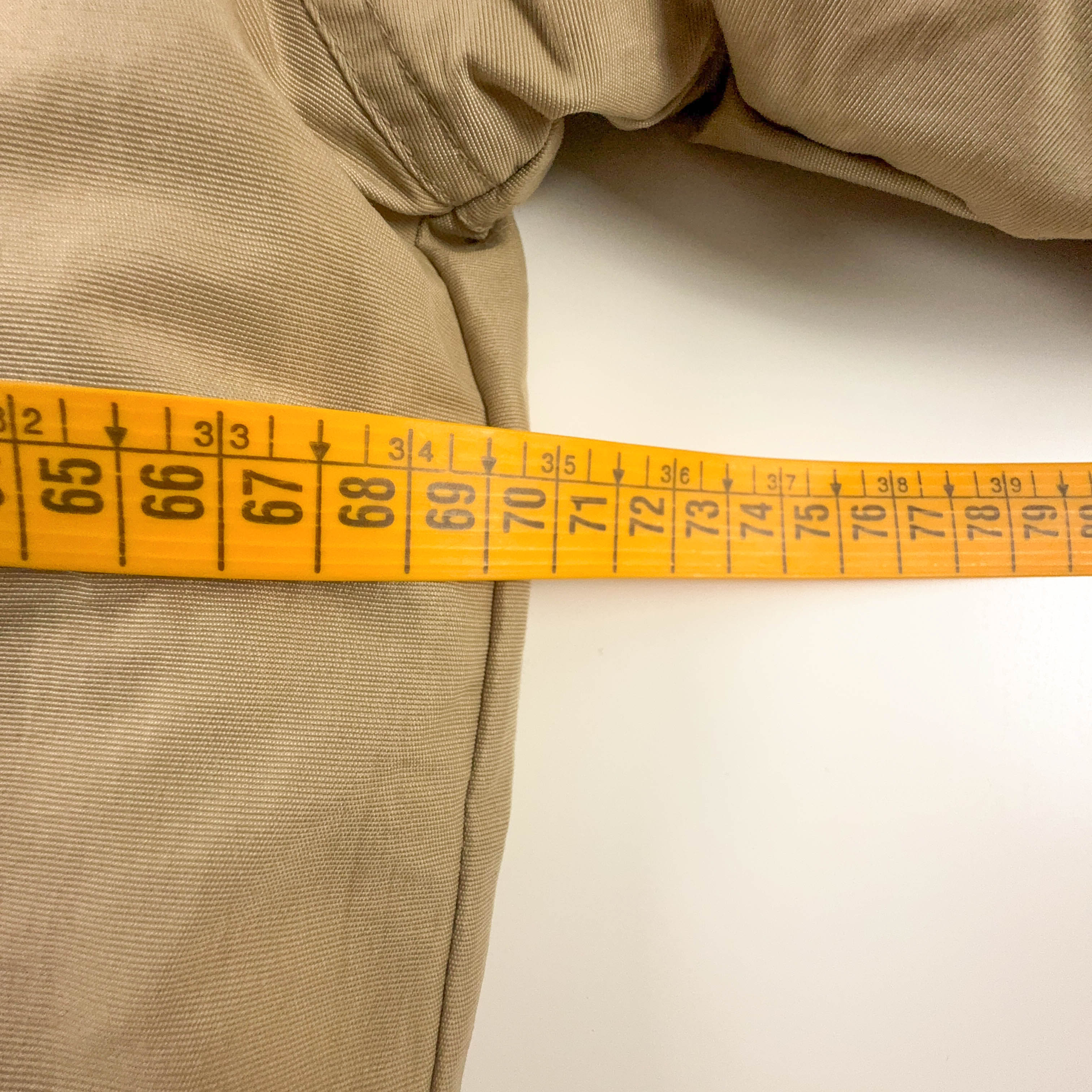 Giubbotto invernale Lotto Vintage beige con zip anni 00 - Taglia I54 uomo