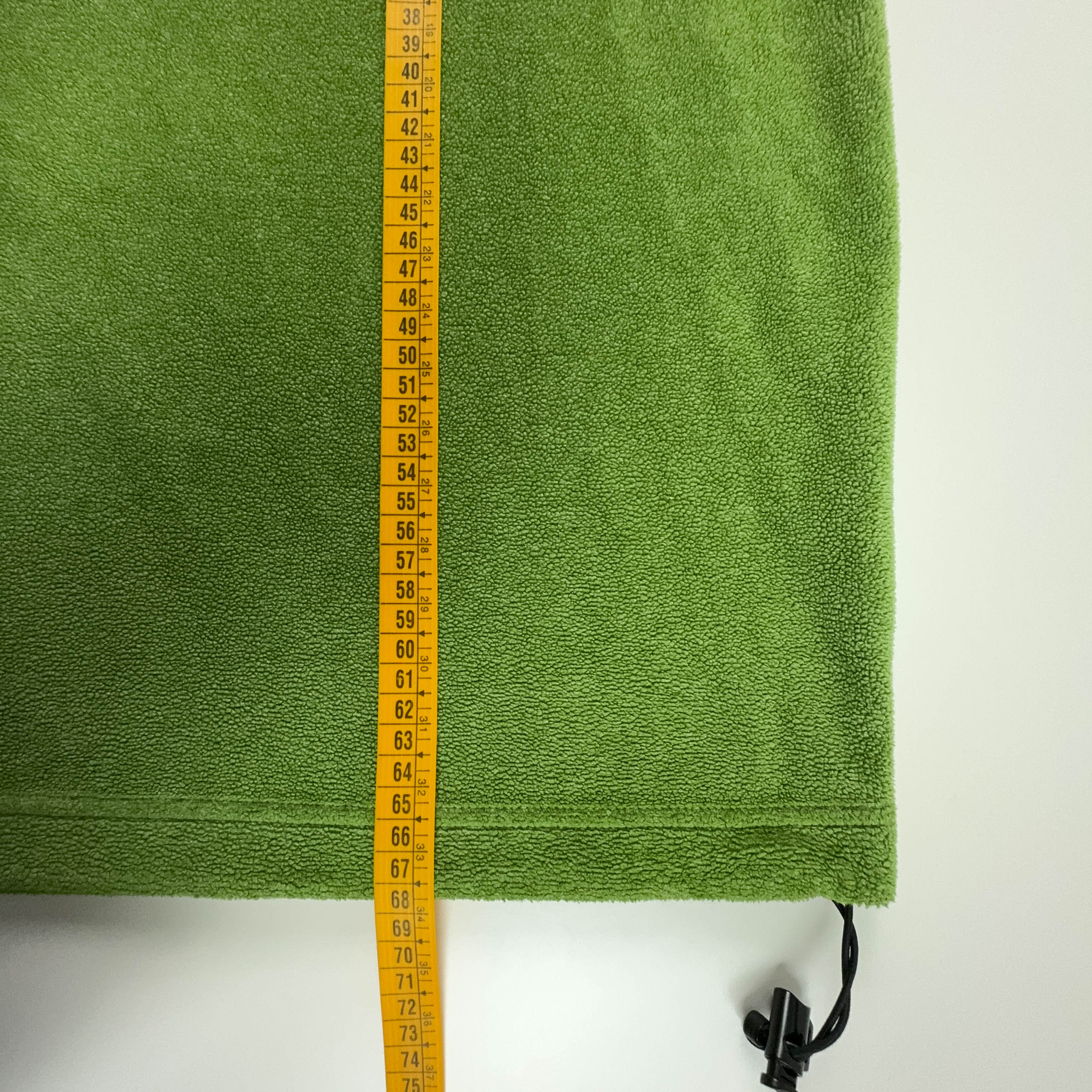 Pile Napapijri Vintage verde quarter zip con patch - Taglia M/L uomo