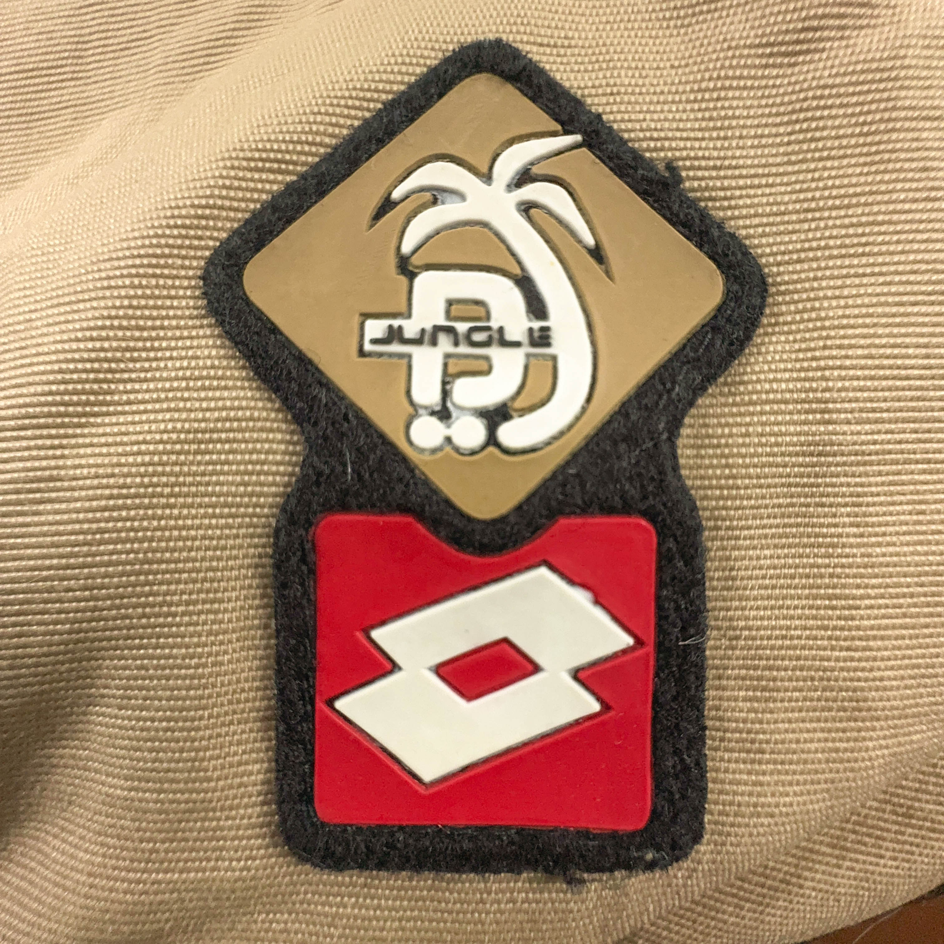 Giubbotto invernale Lotto Vintage beige con zip anni 00 - Taglia I54 uomo