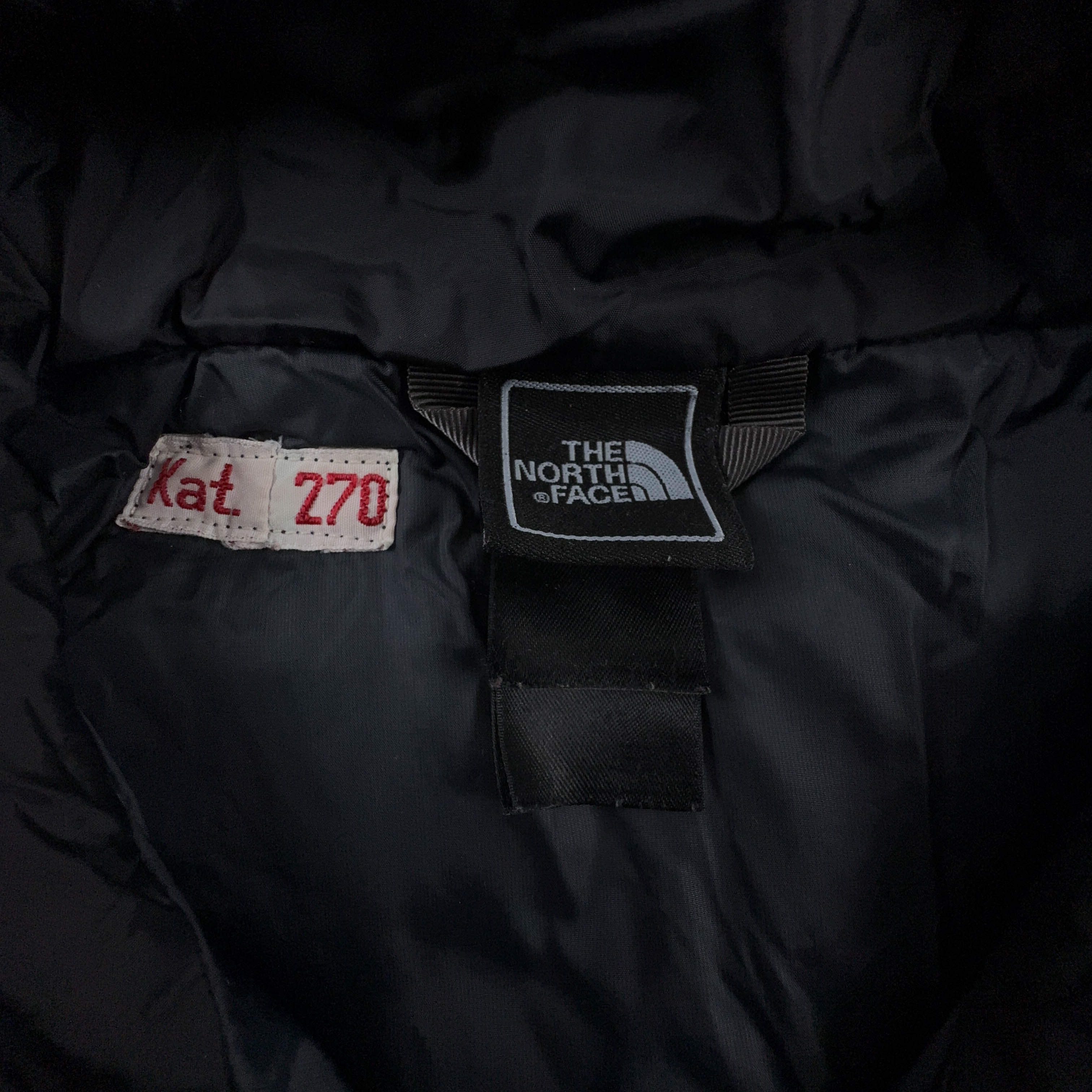 Giacca leggera The North Face nera con zip e logo ricamato - Taglia L uomo