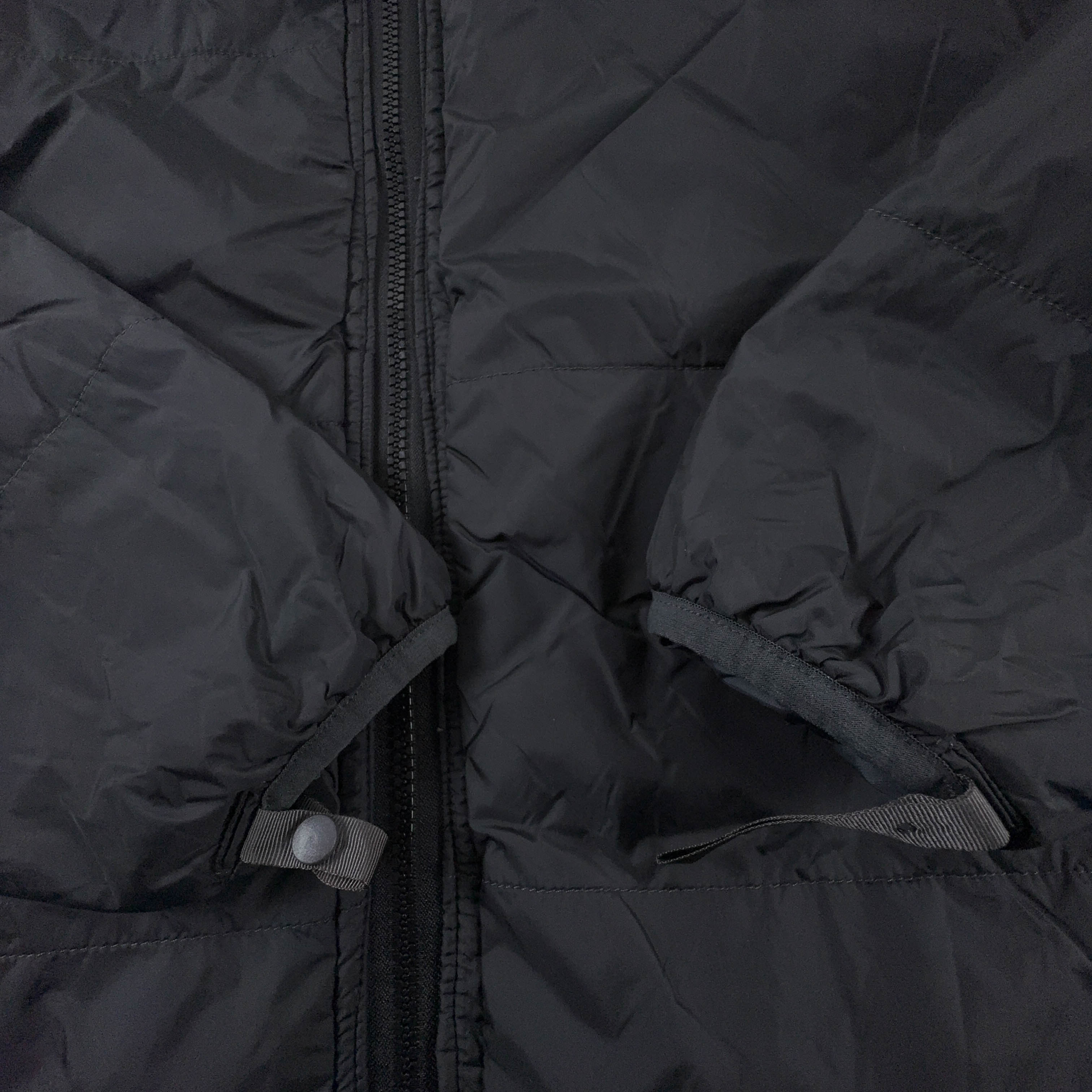 Giacca leggera The North Face nera con zip e logo ricamato - Taglia L uomo