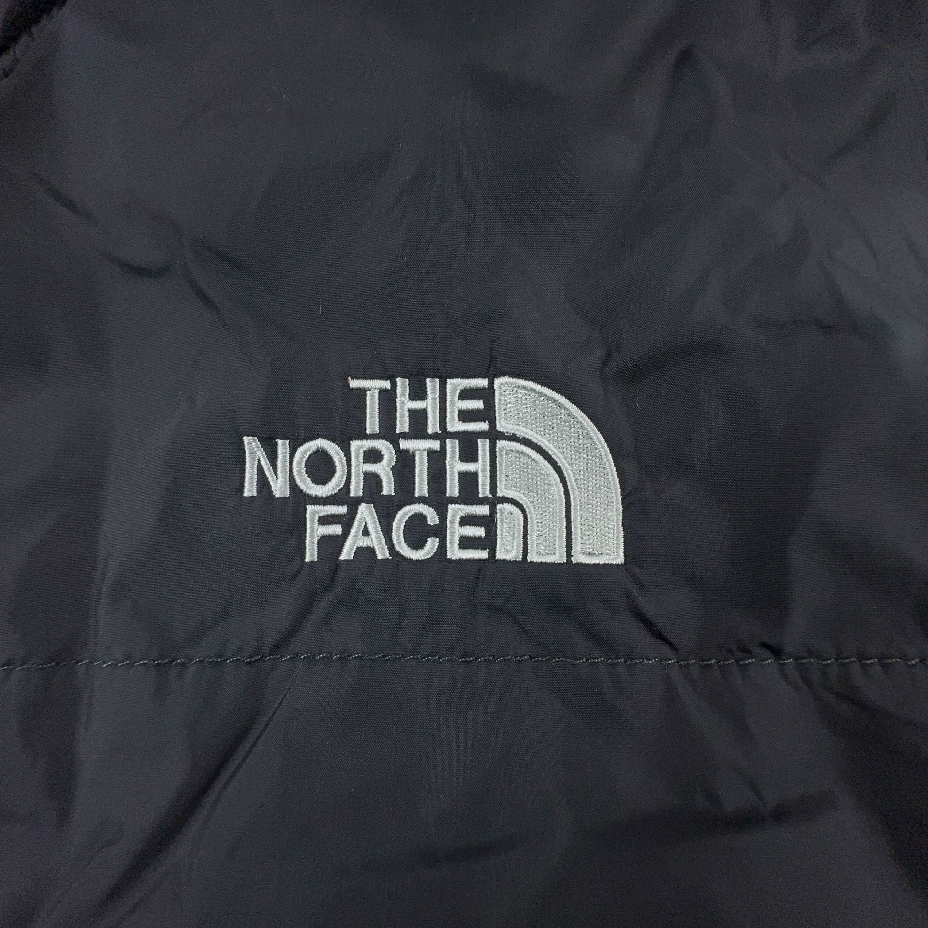 Giacca leggera The North Face nera con zip e logo ricamato - Taglia L uomo