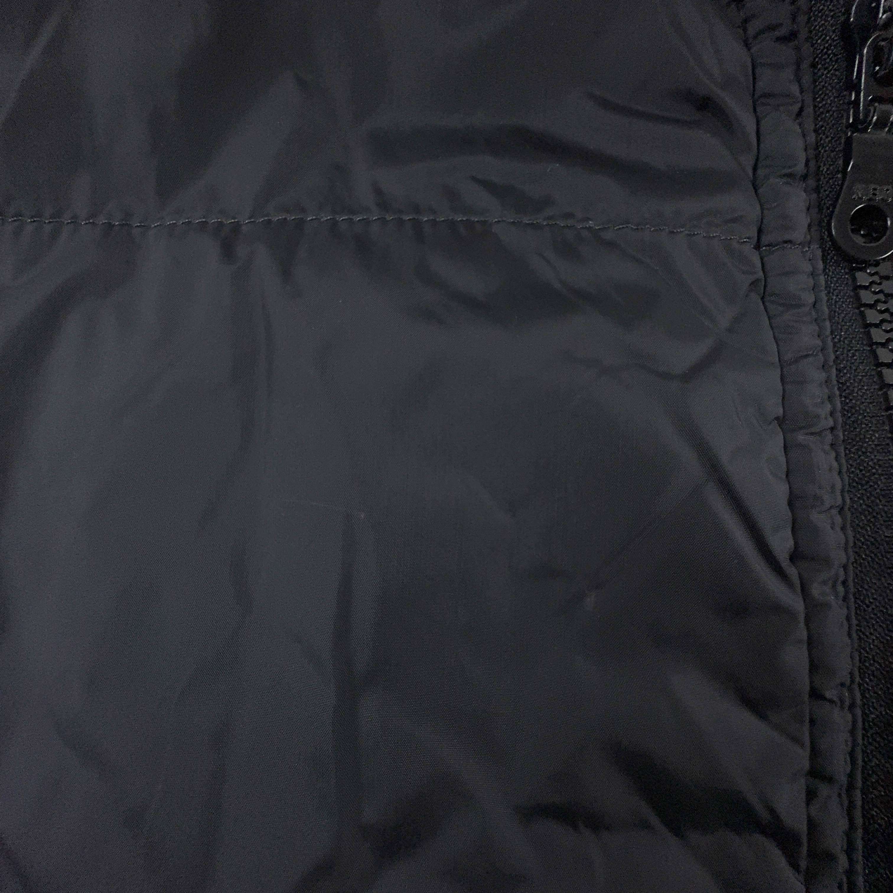 Giacca leggera The North Face nera con zip e logo ricamato - Taglia L uomo