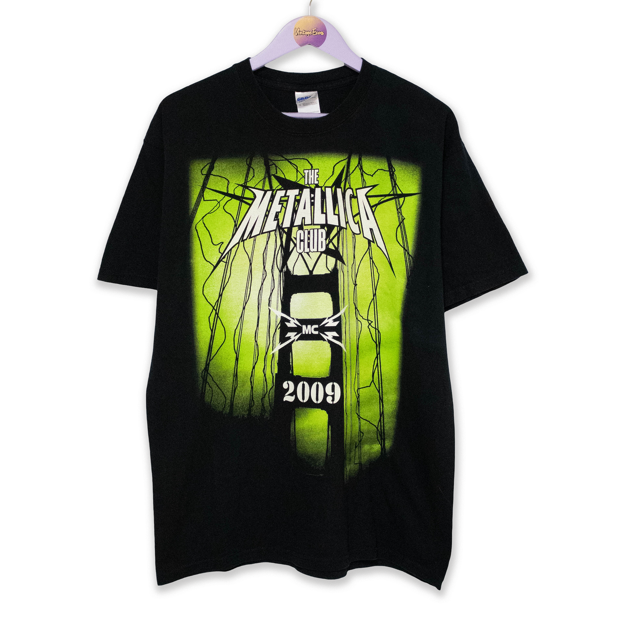 Metallica Club 2008 Vintage T shirt - Size L