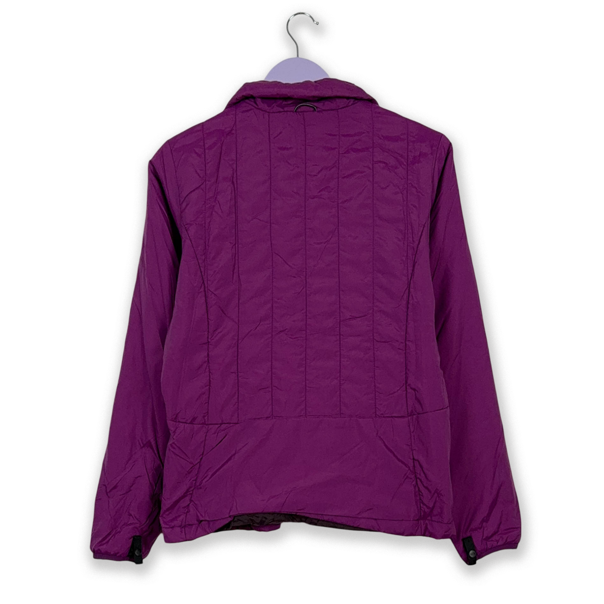 Giacca The North Face trapuntata viola con zip - Taglia M donna