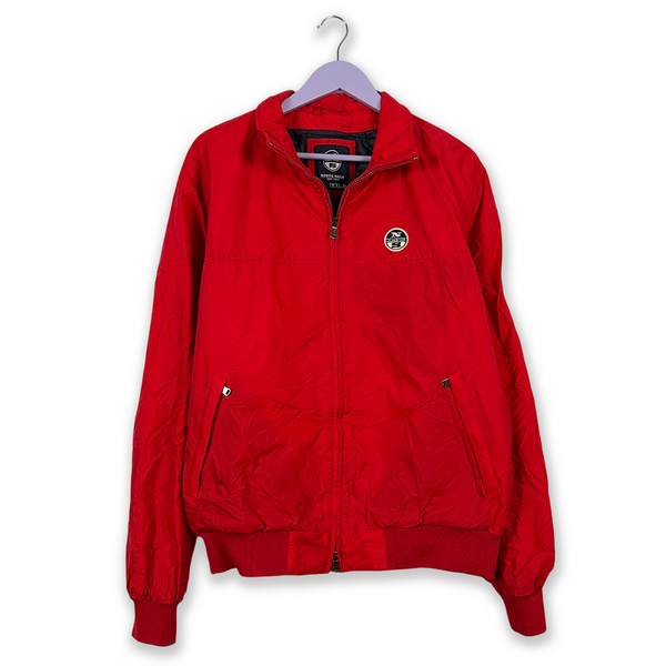 Giacca Bomber North Sails rosso con zip - Taglia XL/XXL uomo