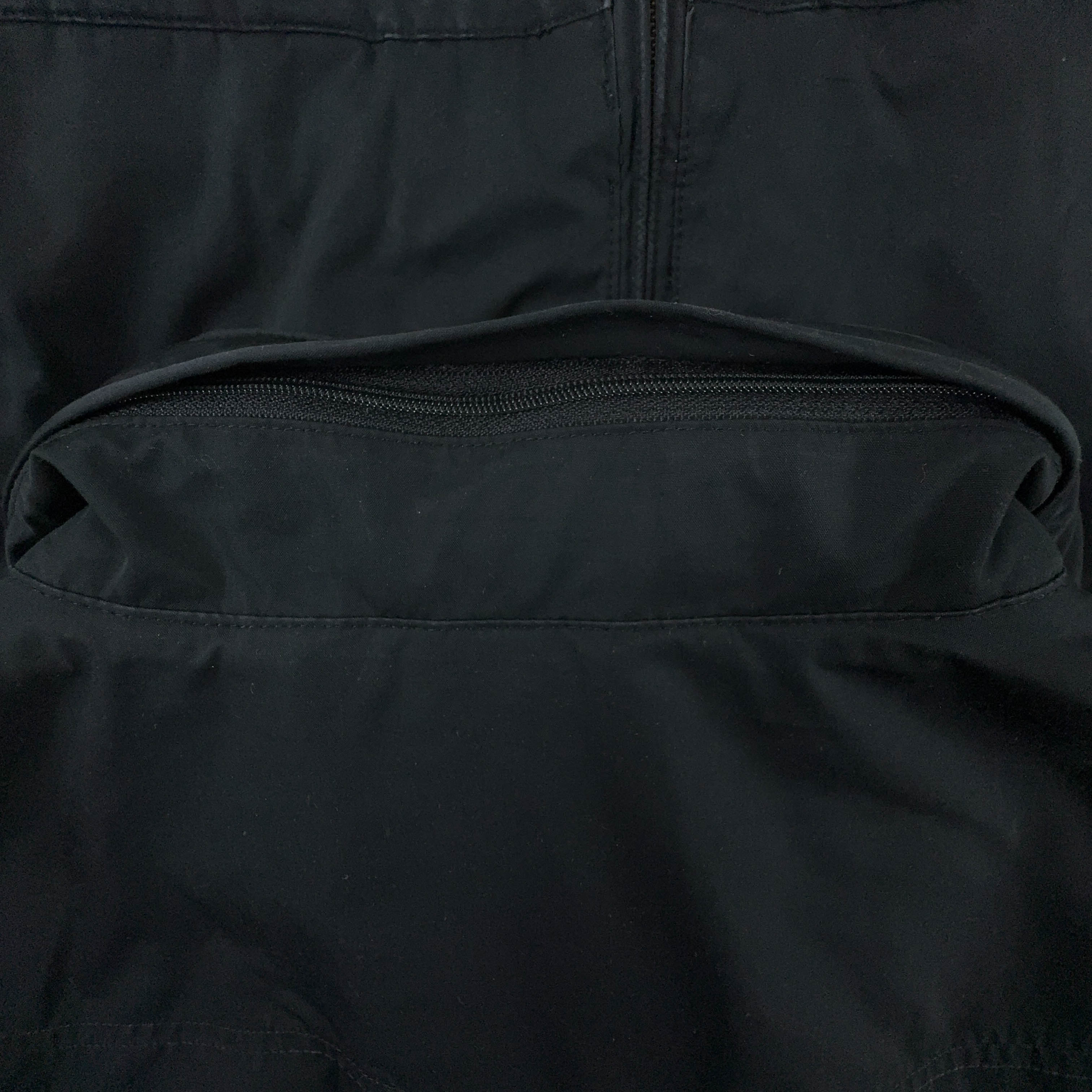 Giacca invernale Ralph Lauren nera con zip e cappuccio - Taglia M uomo