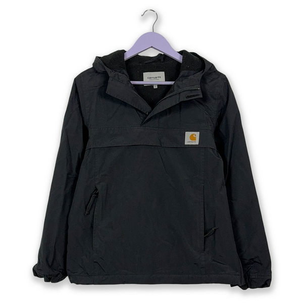 Giacca Carhartt Nimbus Pullover nera con cappuccio - Taglia XS uomo