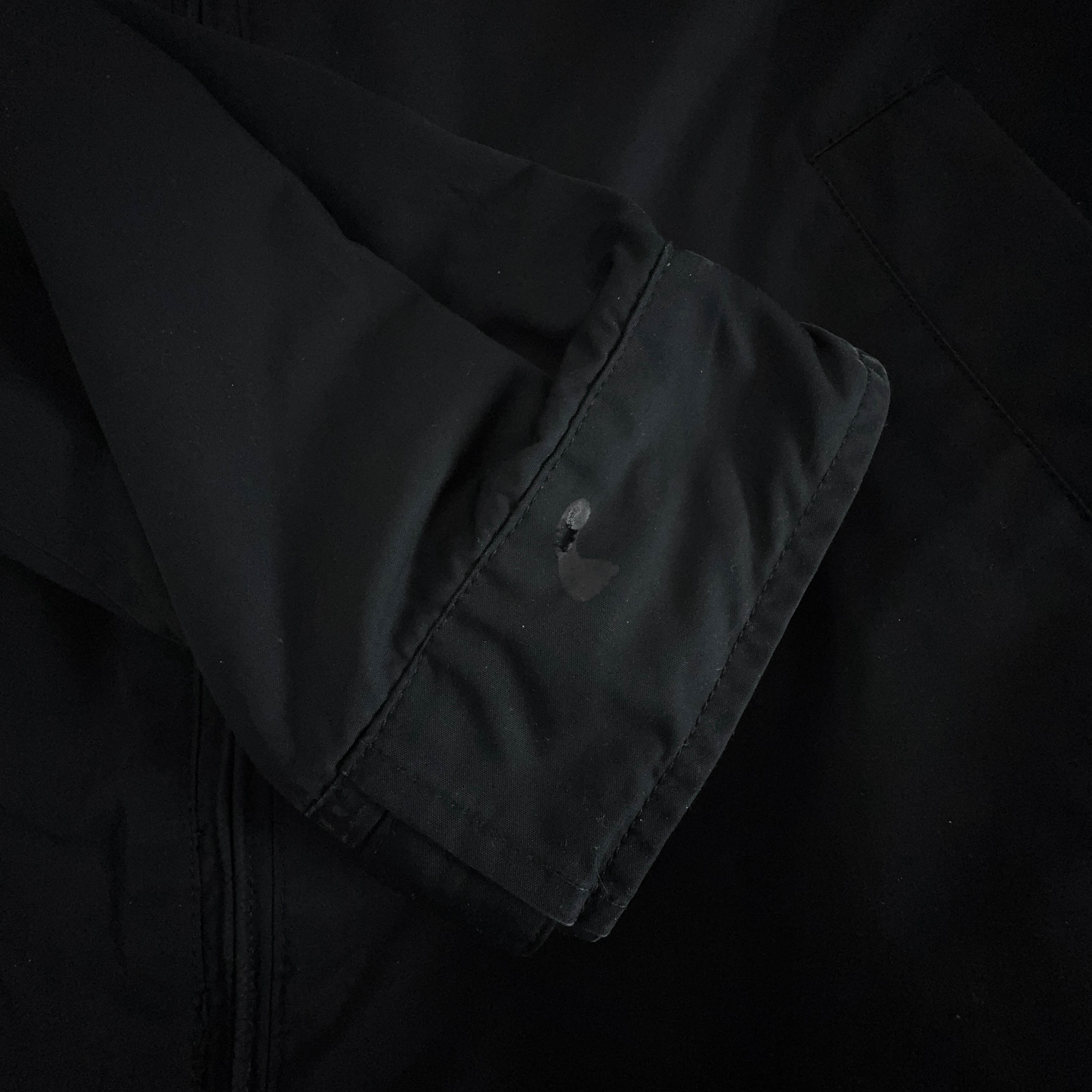 Giacca invernale Ralph Lauren nera con zip e cappuccio - Taglia M uomo