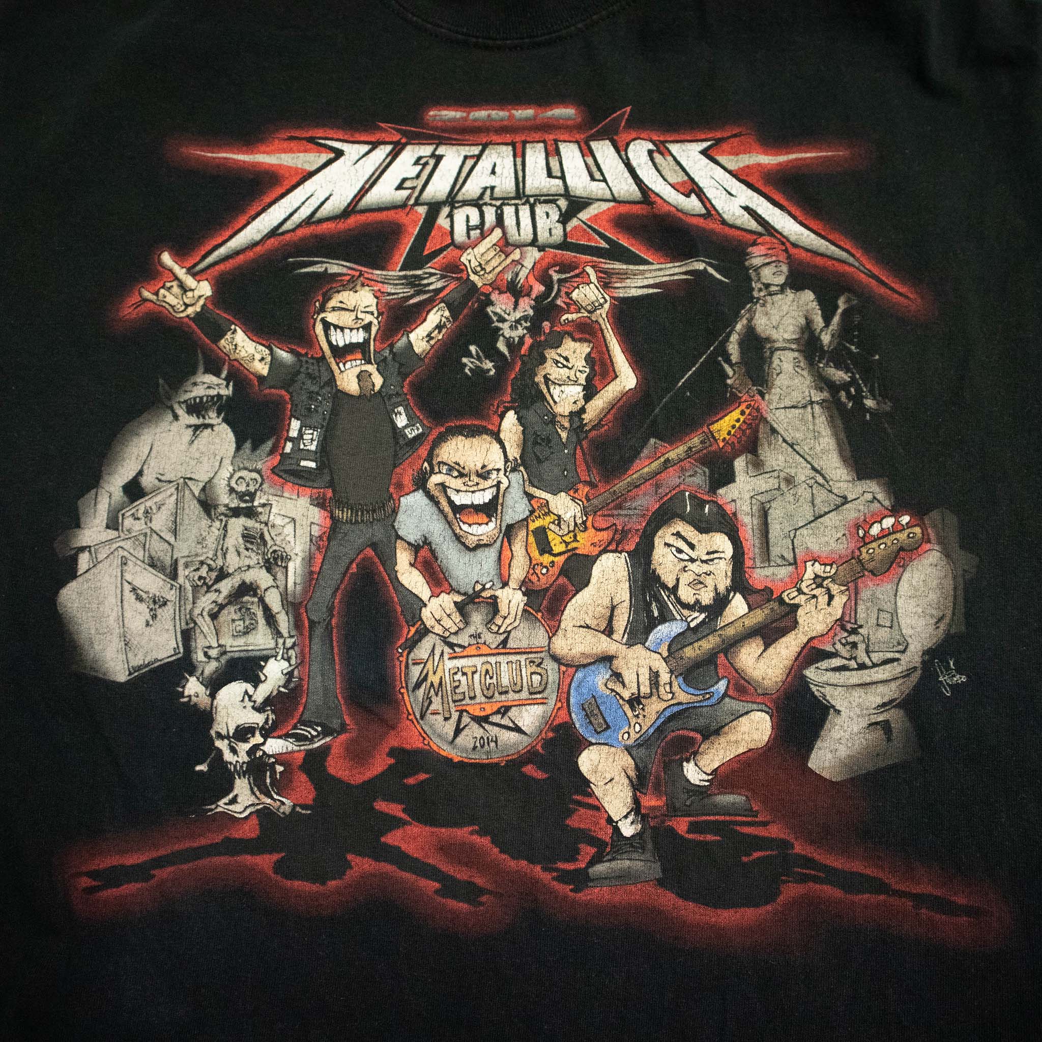 Metallica 2014 T shirt - Size M