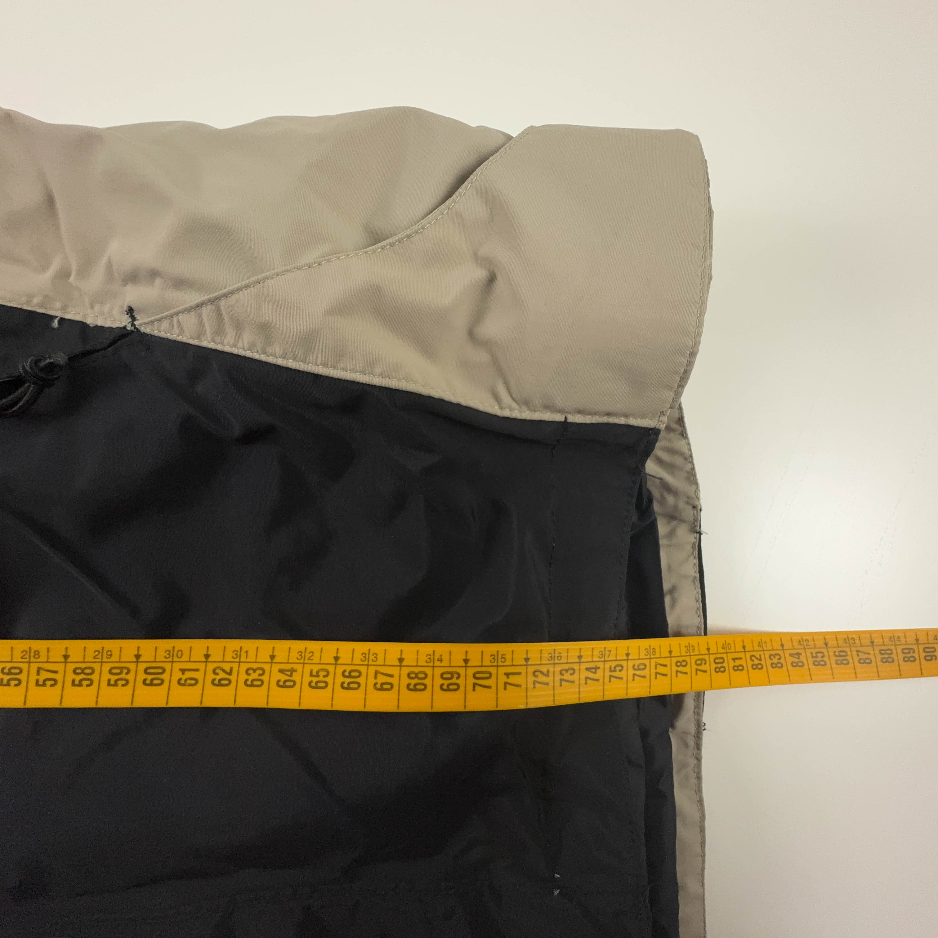 Giacca invernale Kappa con Pile interno removibile nera e crema - Taglia M/L uomo