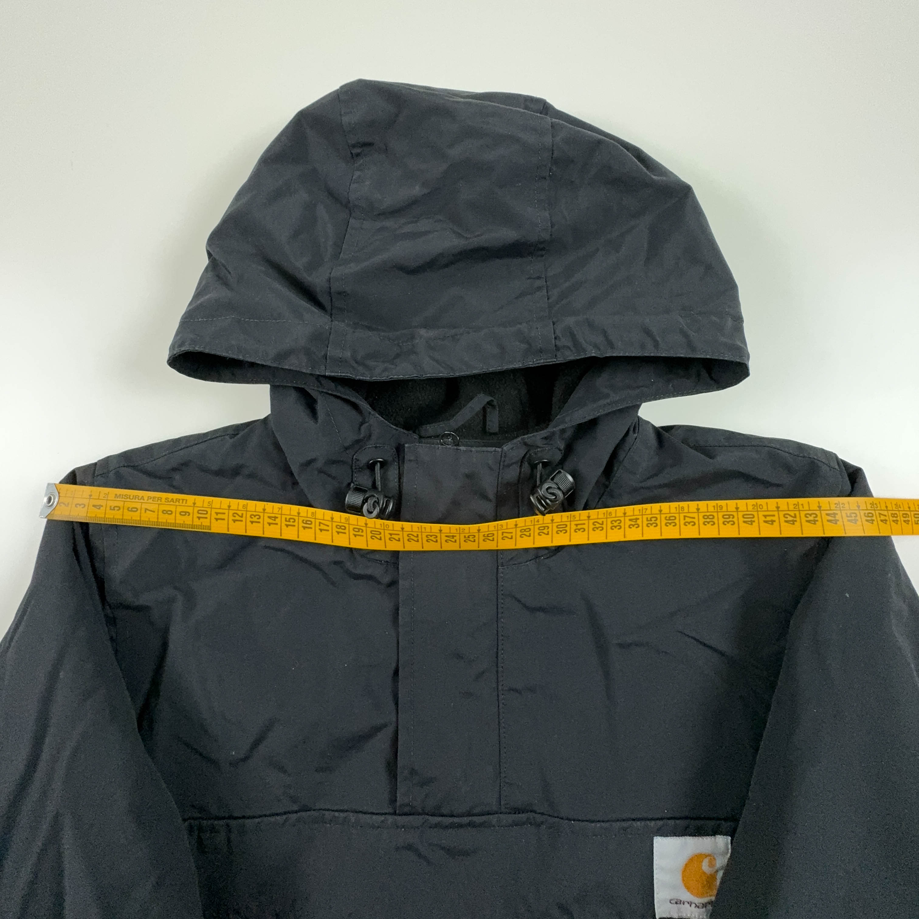 Giacca Carhartt Nimbus Pullover nera con cappuccio - Taglia XS uomo