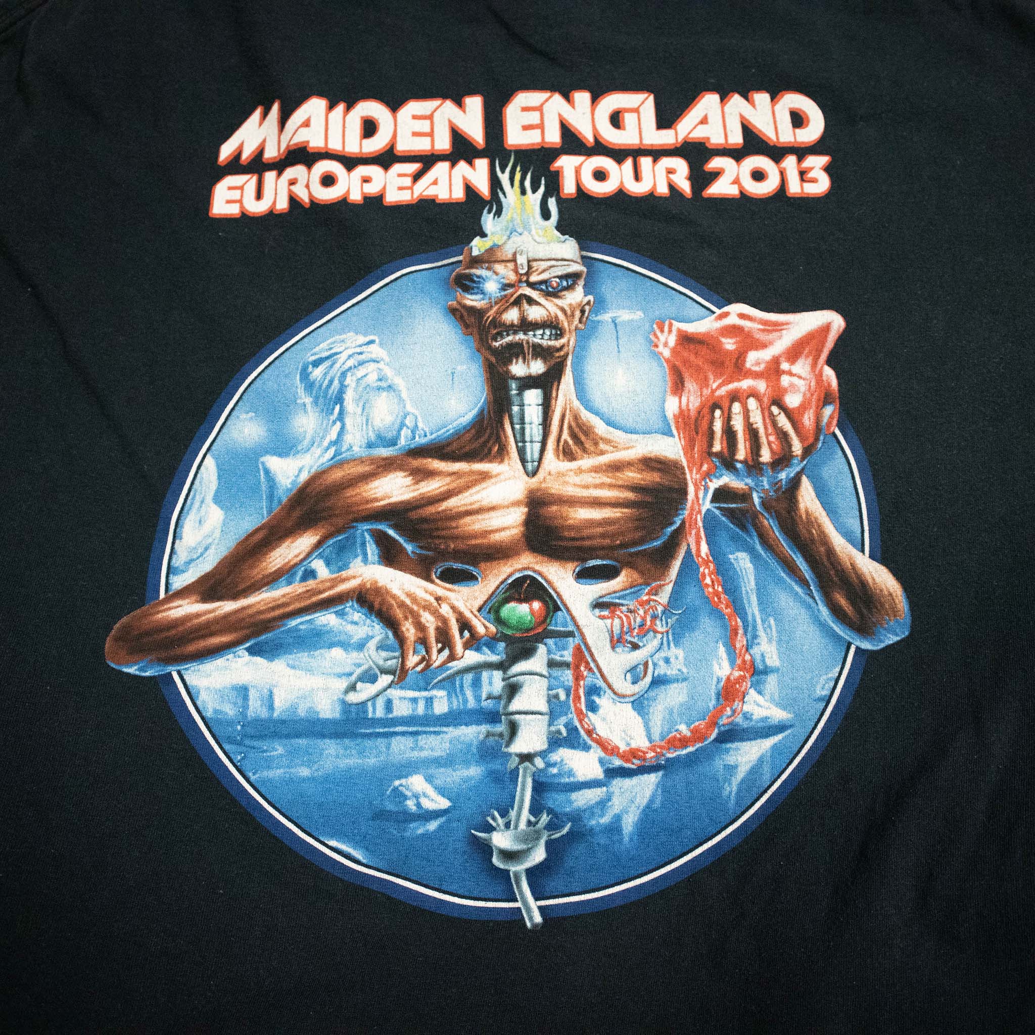 T shirt Iron Maiden Tour 2013 Vintage - Taglia XL