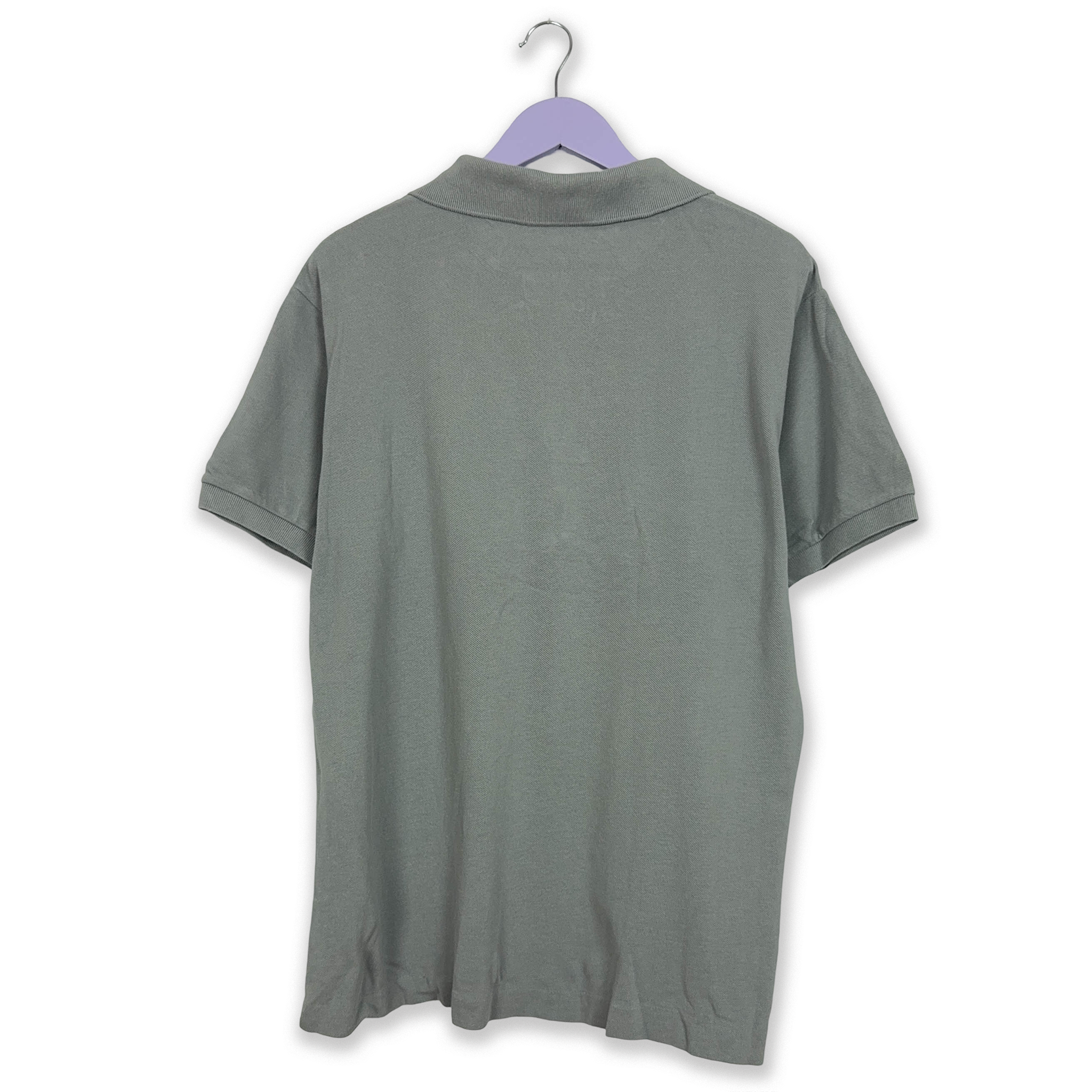 Lacoste Polo Shirt Solid Grey - Size 6 Men