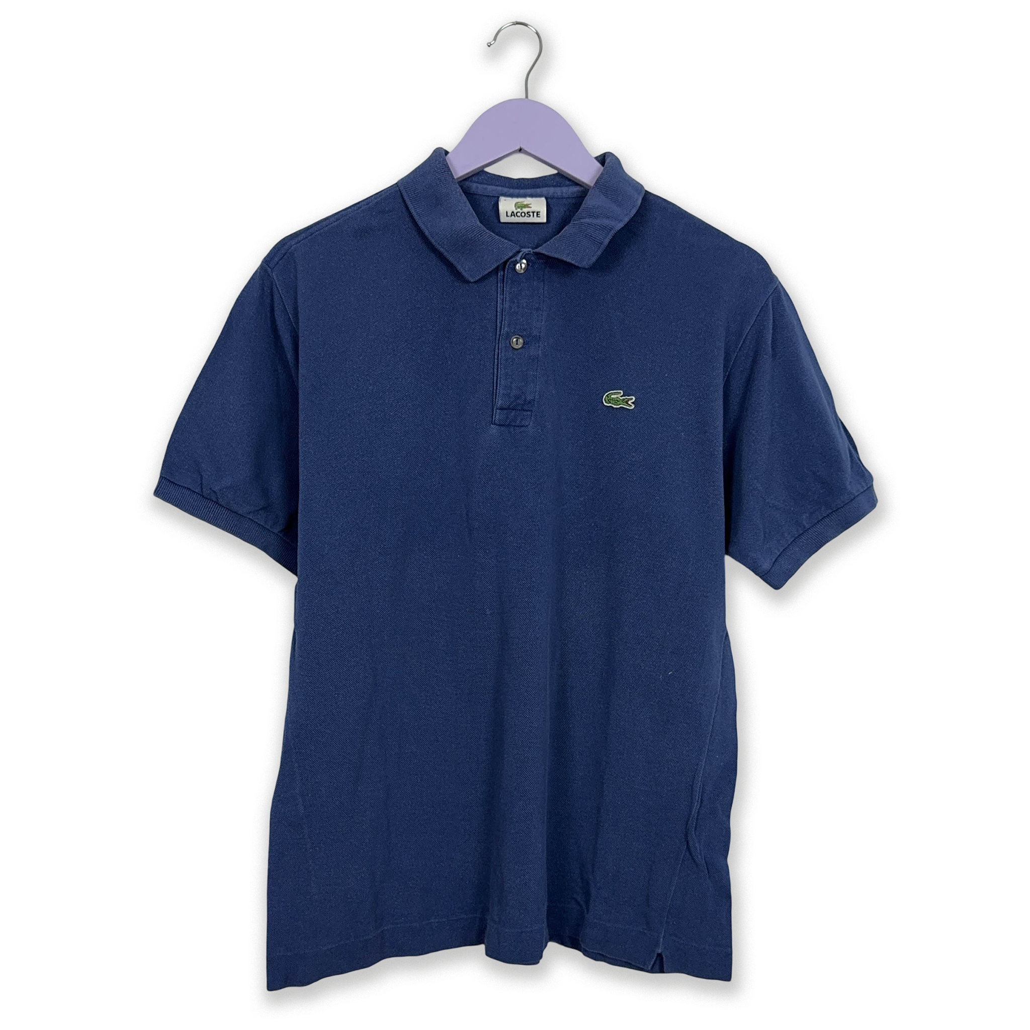 Lacoste Polo Shirt Blue Solid - Size 4 Men