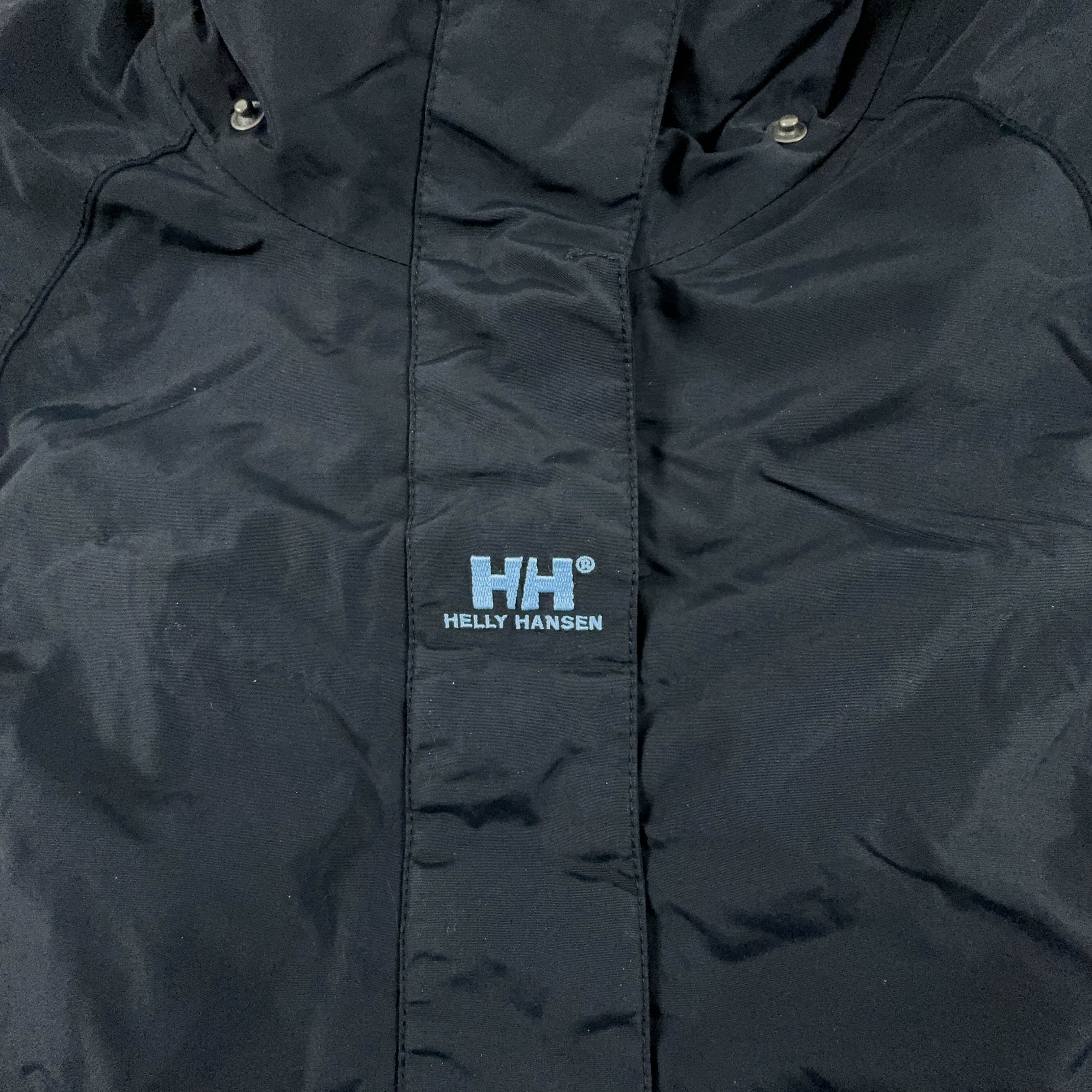 Giacca Helly Hansen Vintage nera e beige Helly Tech impermeabile - Taglia M/L uomo