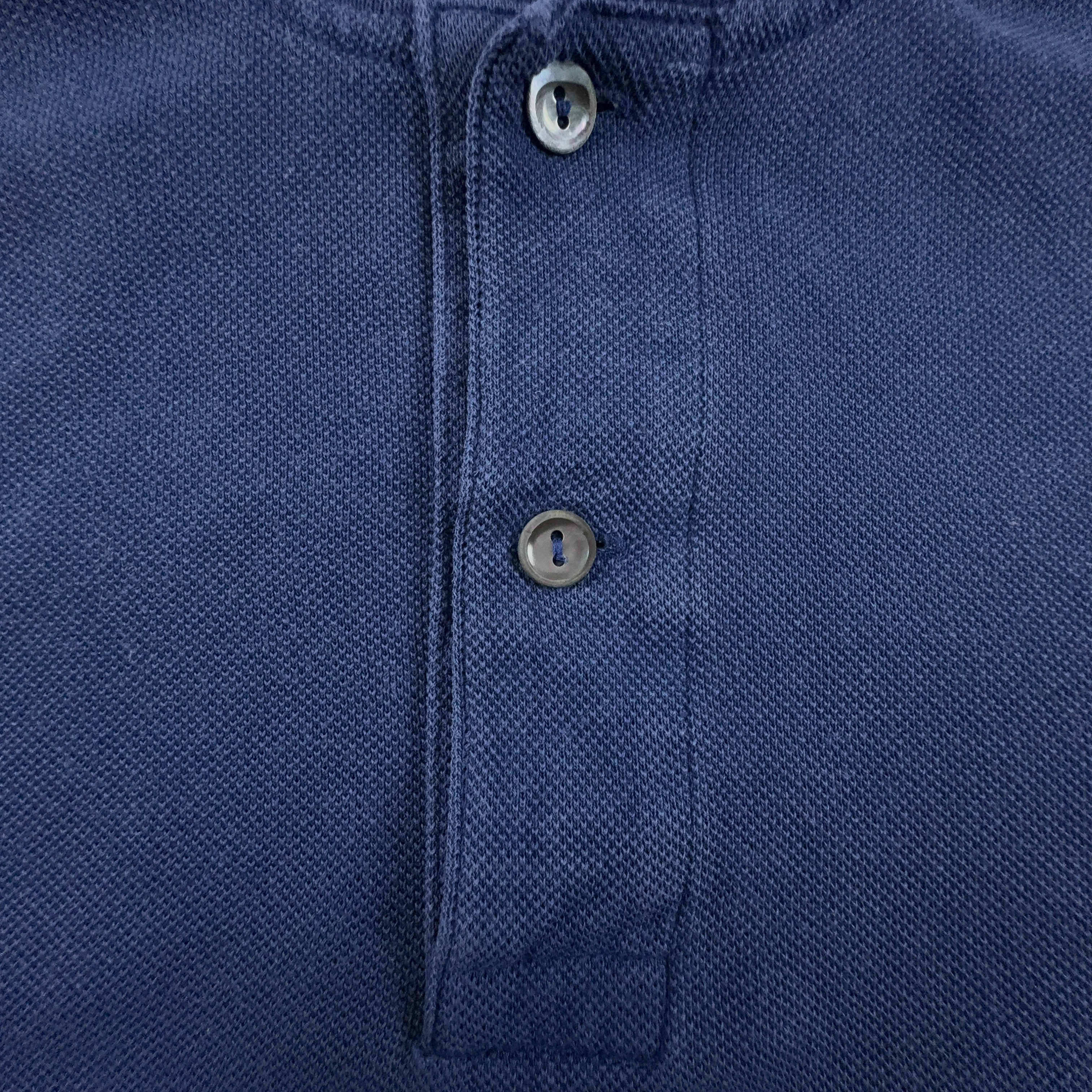Lacoste Polo Shirt Blue Solid - Size 4 Men