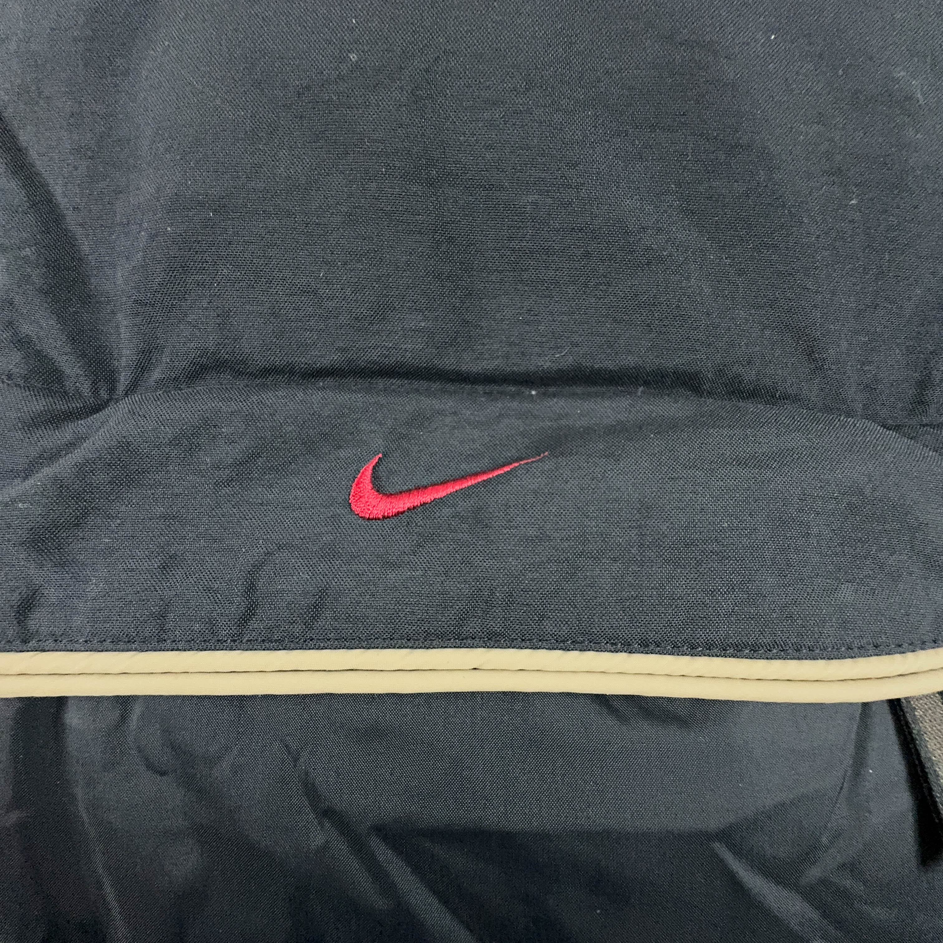 Piumino Nike Vintage nero 1999 con zip - Taglia 178 uomo