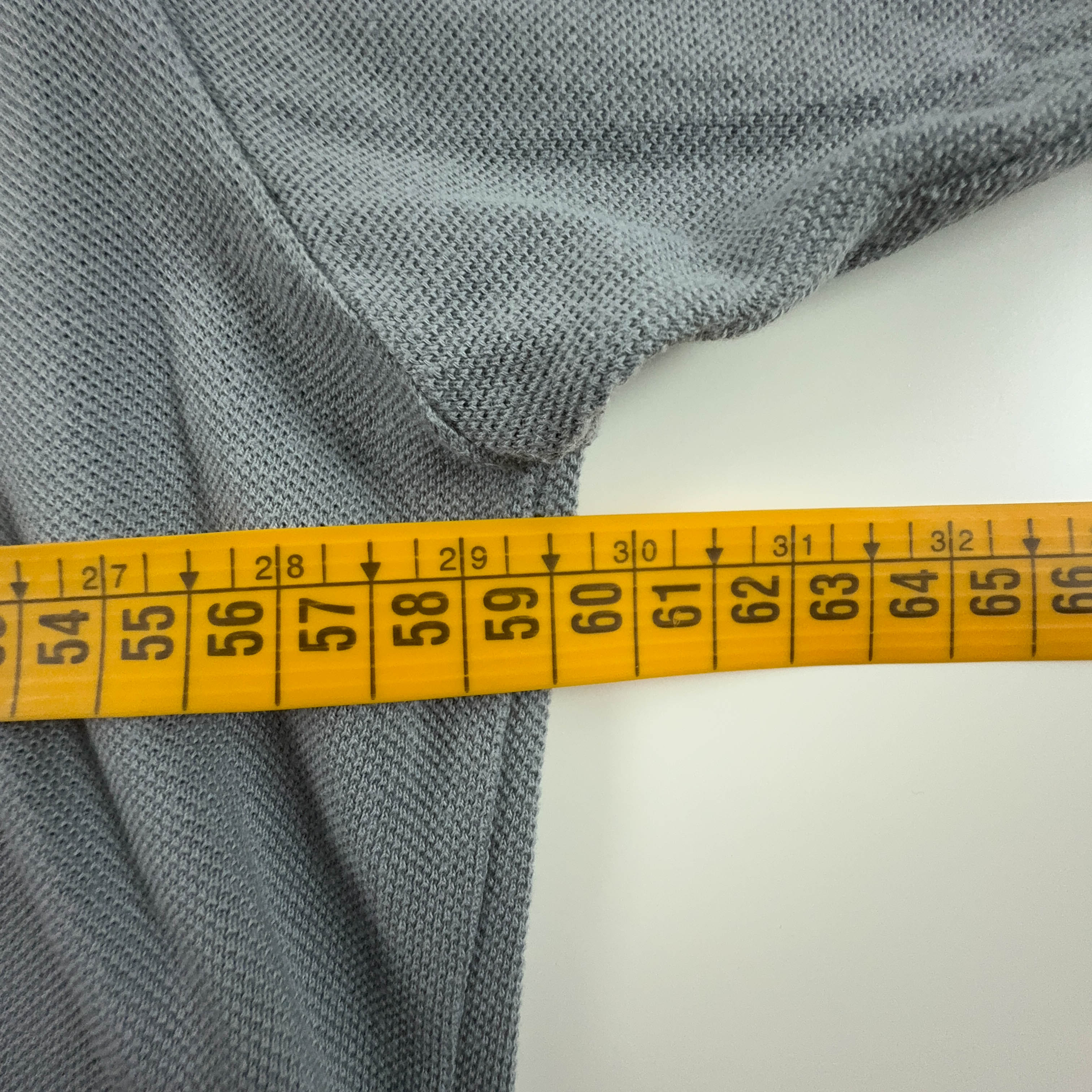 Lacoste Polo Shirt Solid Grey - Size 6 Men