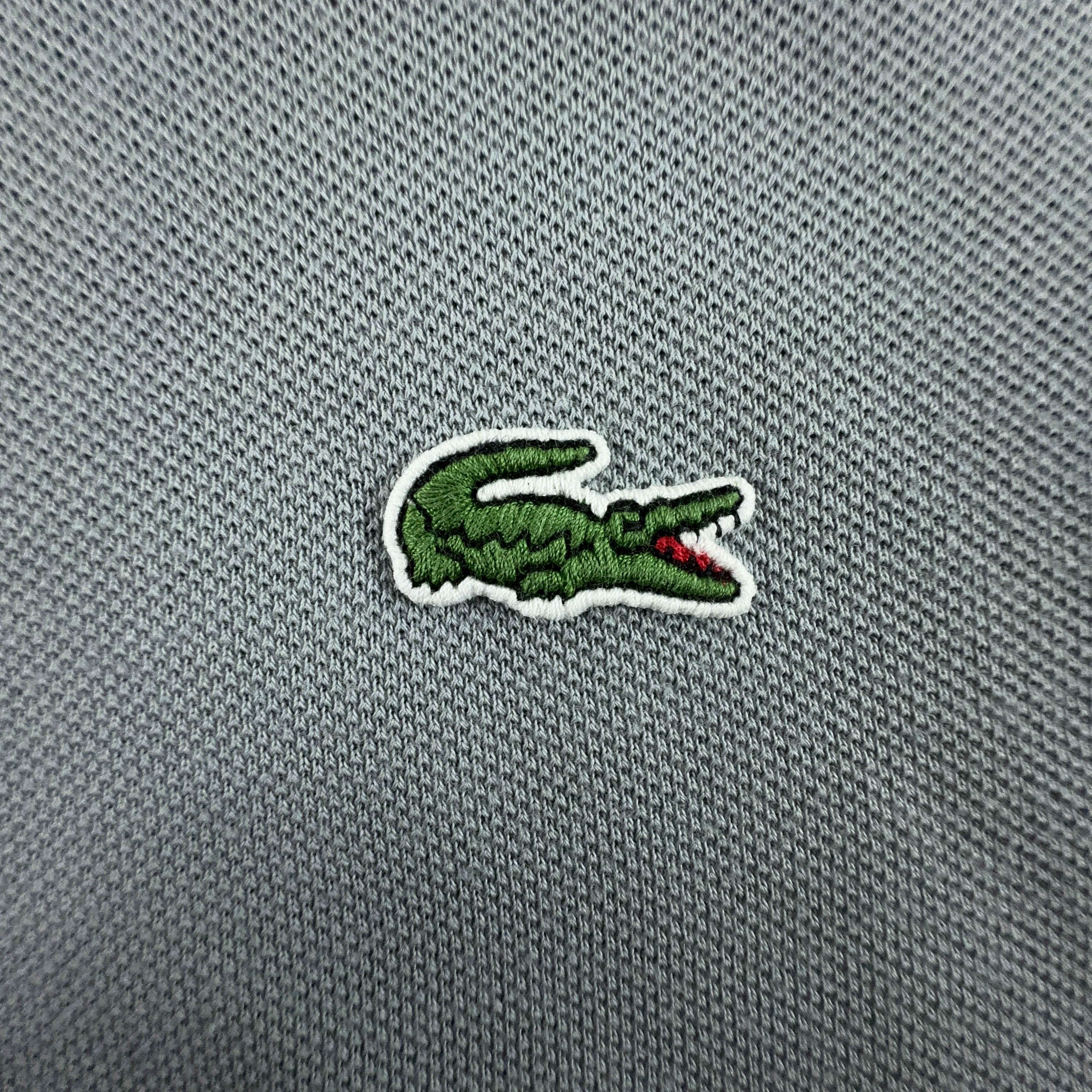 Lacoste Polo Shirt Solid Grey - Size 6 Men