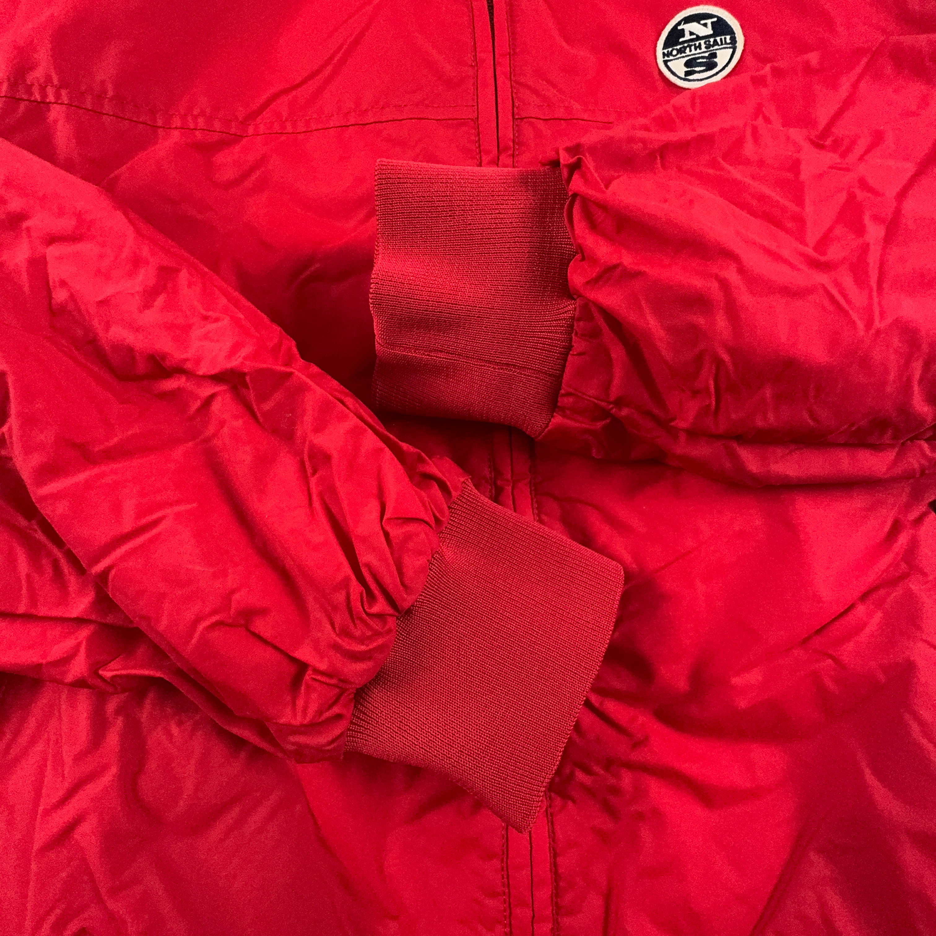 Giacca Bomber North Sails rosso con zip - Taglia XL/XXL uomo